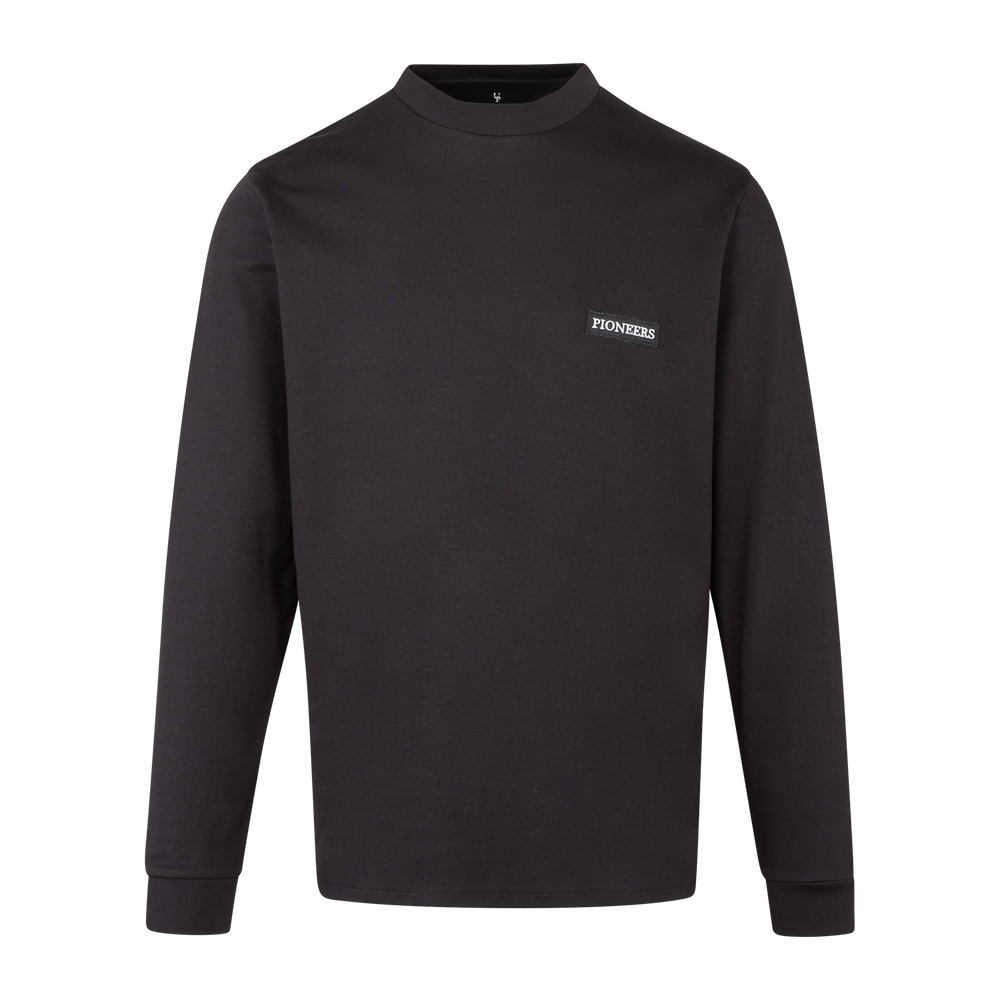 Urban Pioneers Male Jamal LS Tee T-SHIRT BLACK