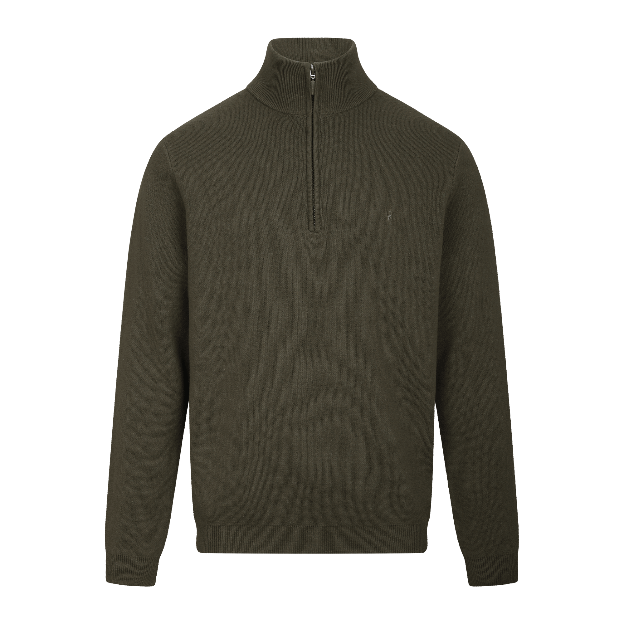 Urban Pioneers Male Jorge Half-zip SWEATER DARK OLIVE