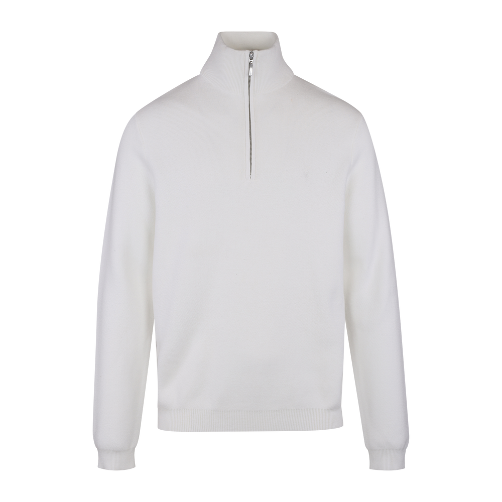 Urban Pioneers Male Jorge Half-zip SWEATER SNOW WHITE