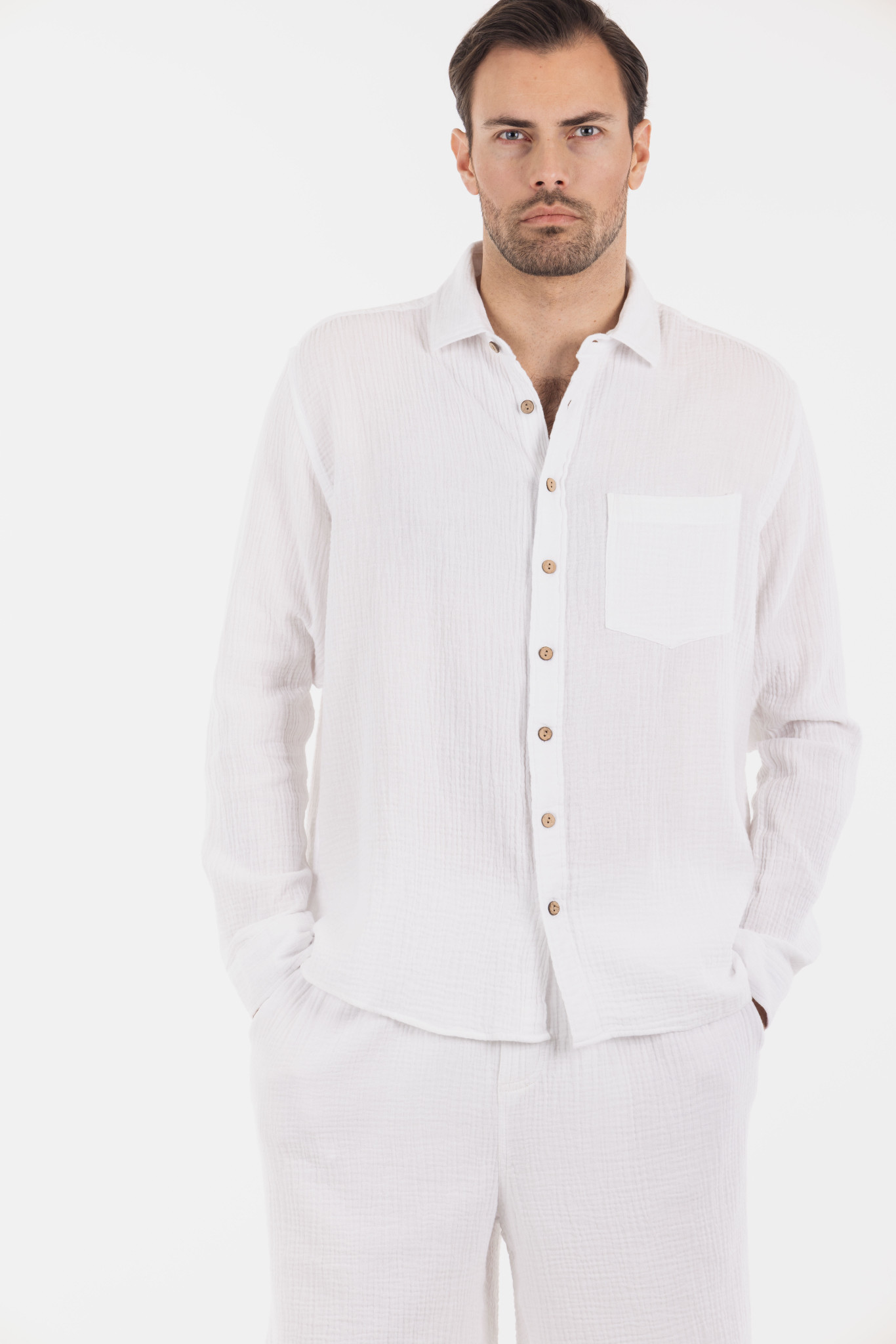 Urban Pioneers Male Keaton Shirt SHIRT WHITE