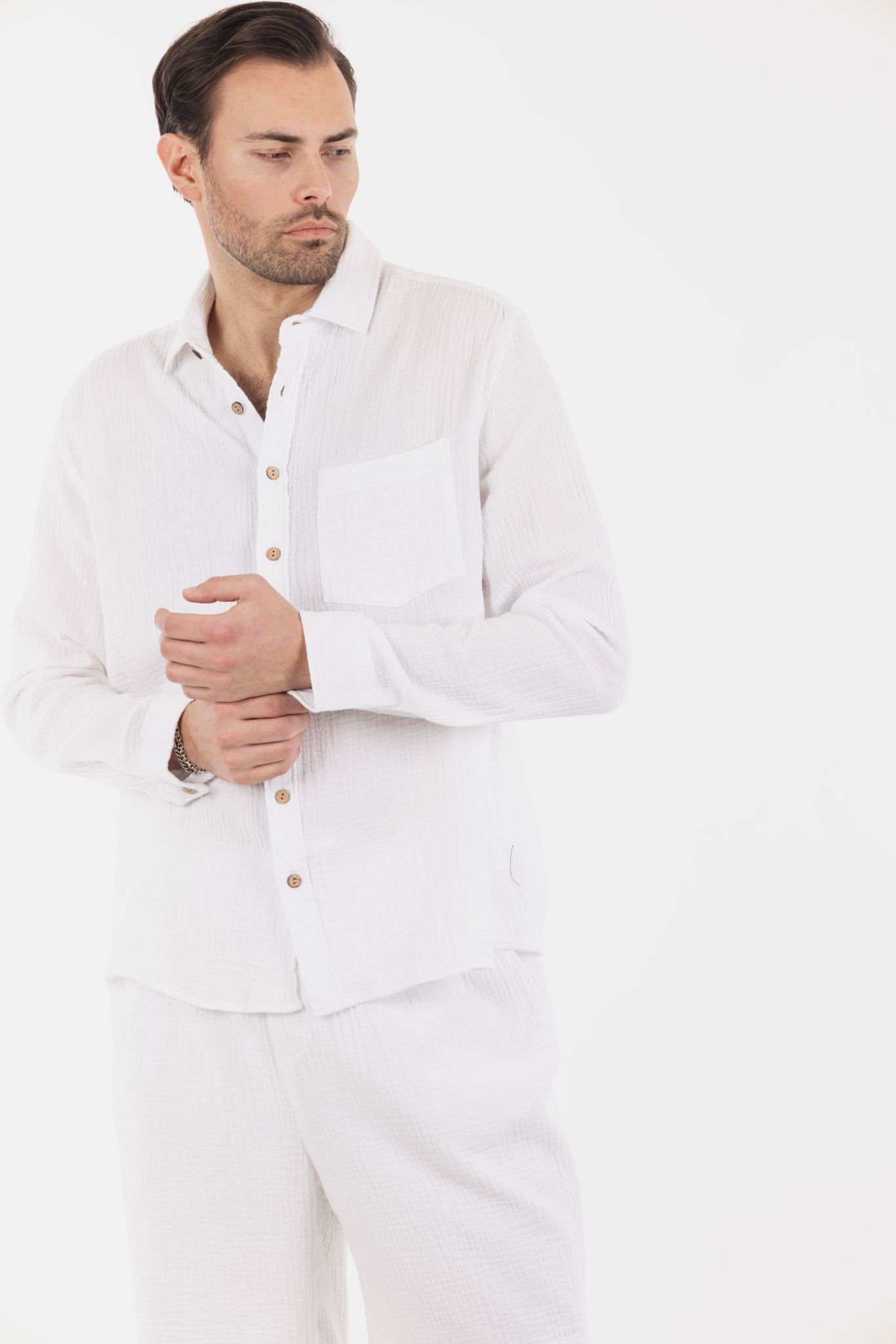 Urban Pioneers Male Keaton Shirt SHIRT WHITE