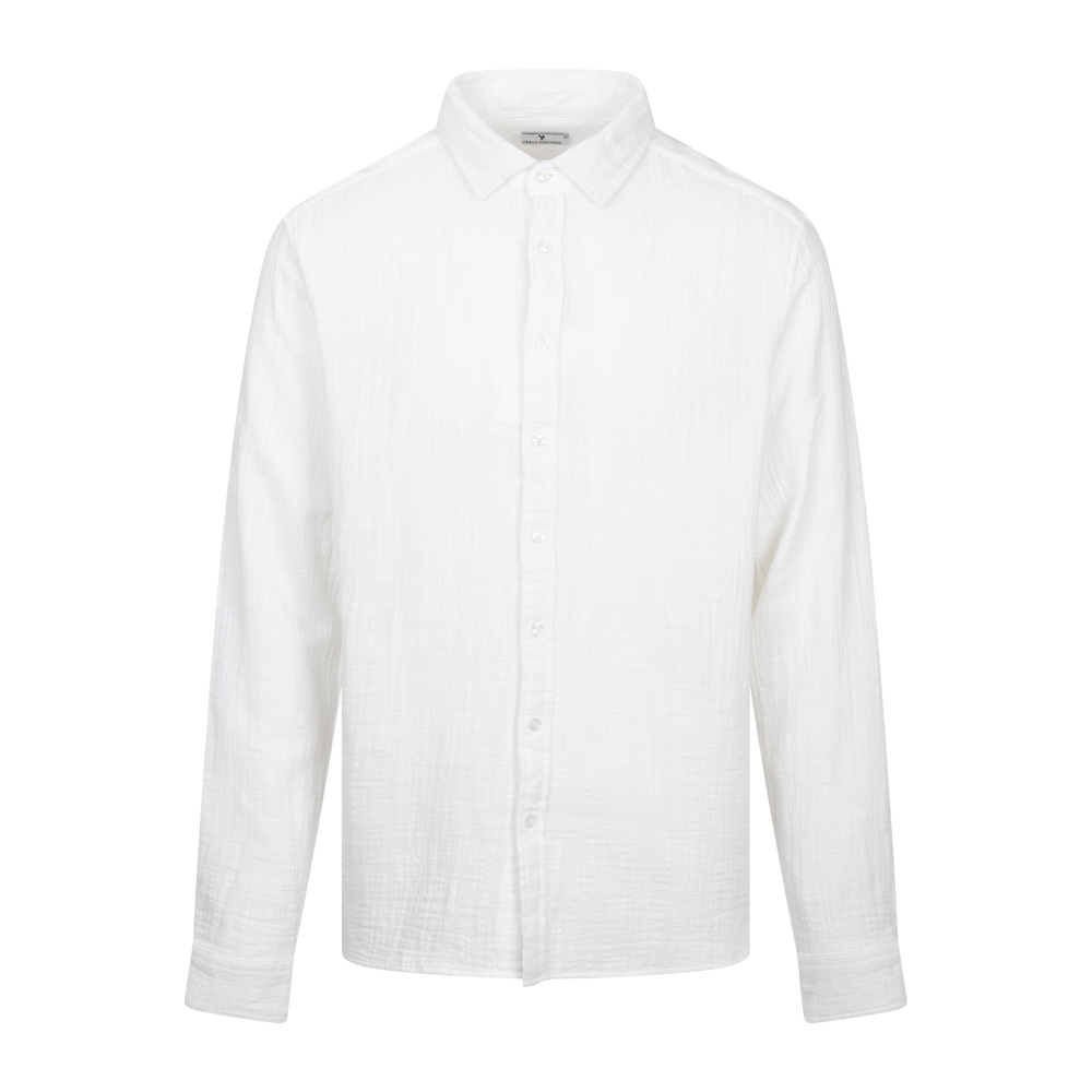Urban Pioneers Male Kristian LS Shirt SHIRT WHITE