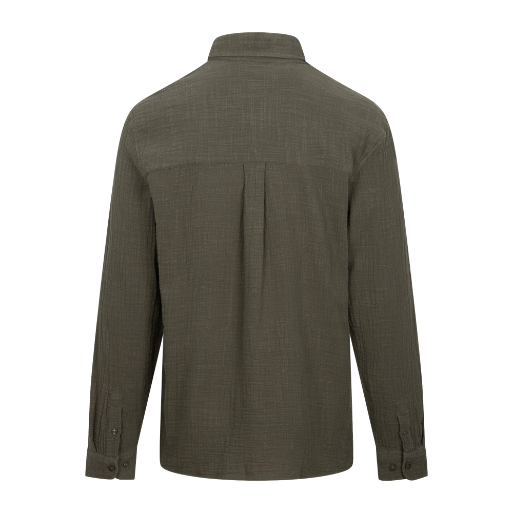 Urban Pioneers Male Kristian LS Shirt SHIRT OLIVE