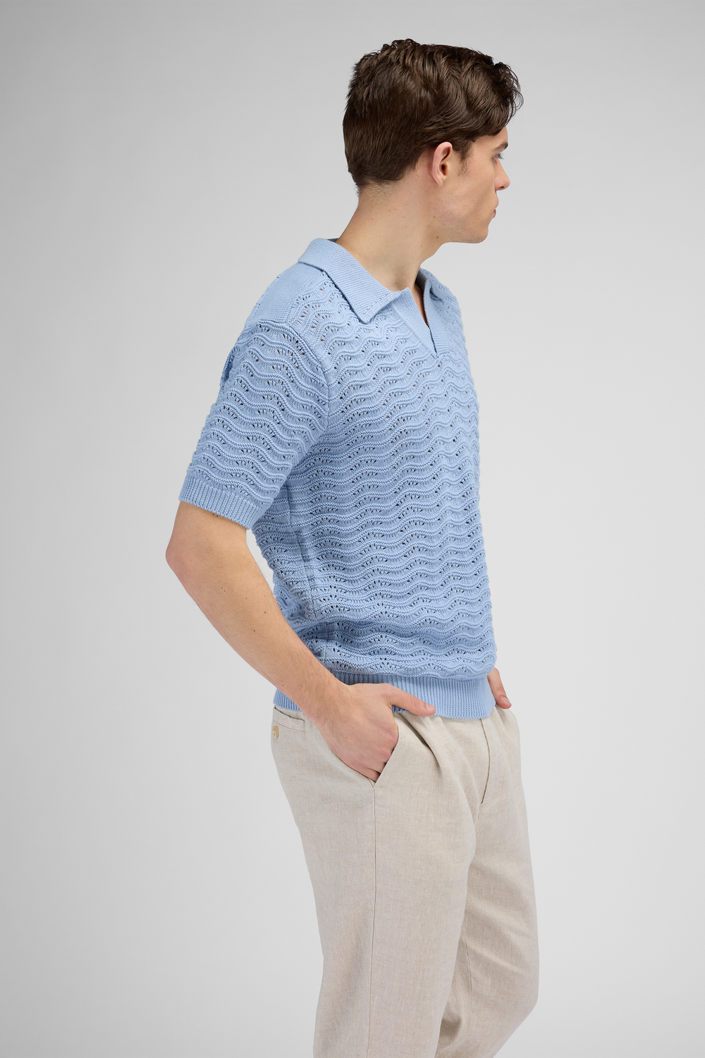 Urban Pioneers Male Leandro Pique PIQUE LIGHT BLUE