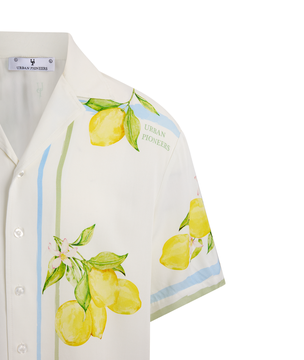 Urban Pioneers Male Limone SS Shirt SS SHIRT LEMONS AOP
