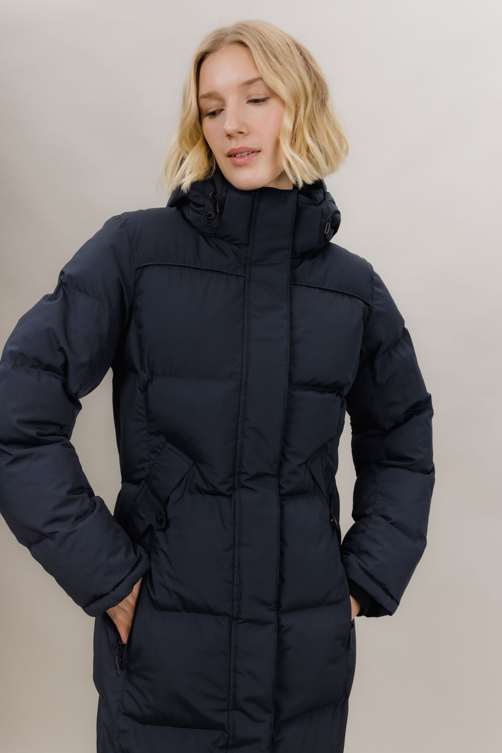 Urban Pioneers Female Liv Coat PARKA BLUE GRAPHITE