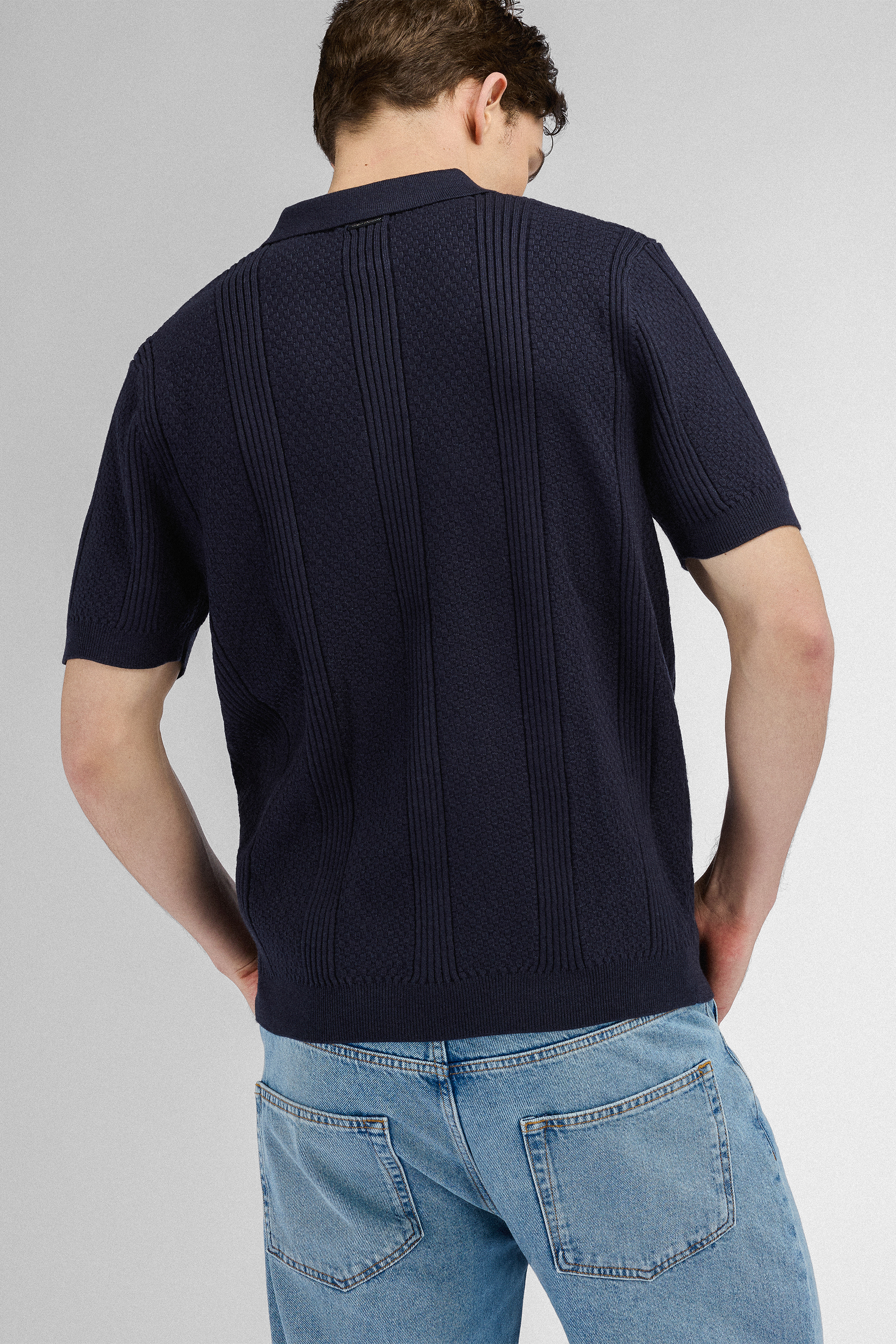 Urban Pioneers Male Livio Pique PIQUE DARK NAVY