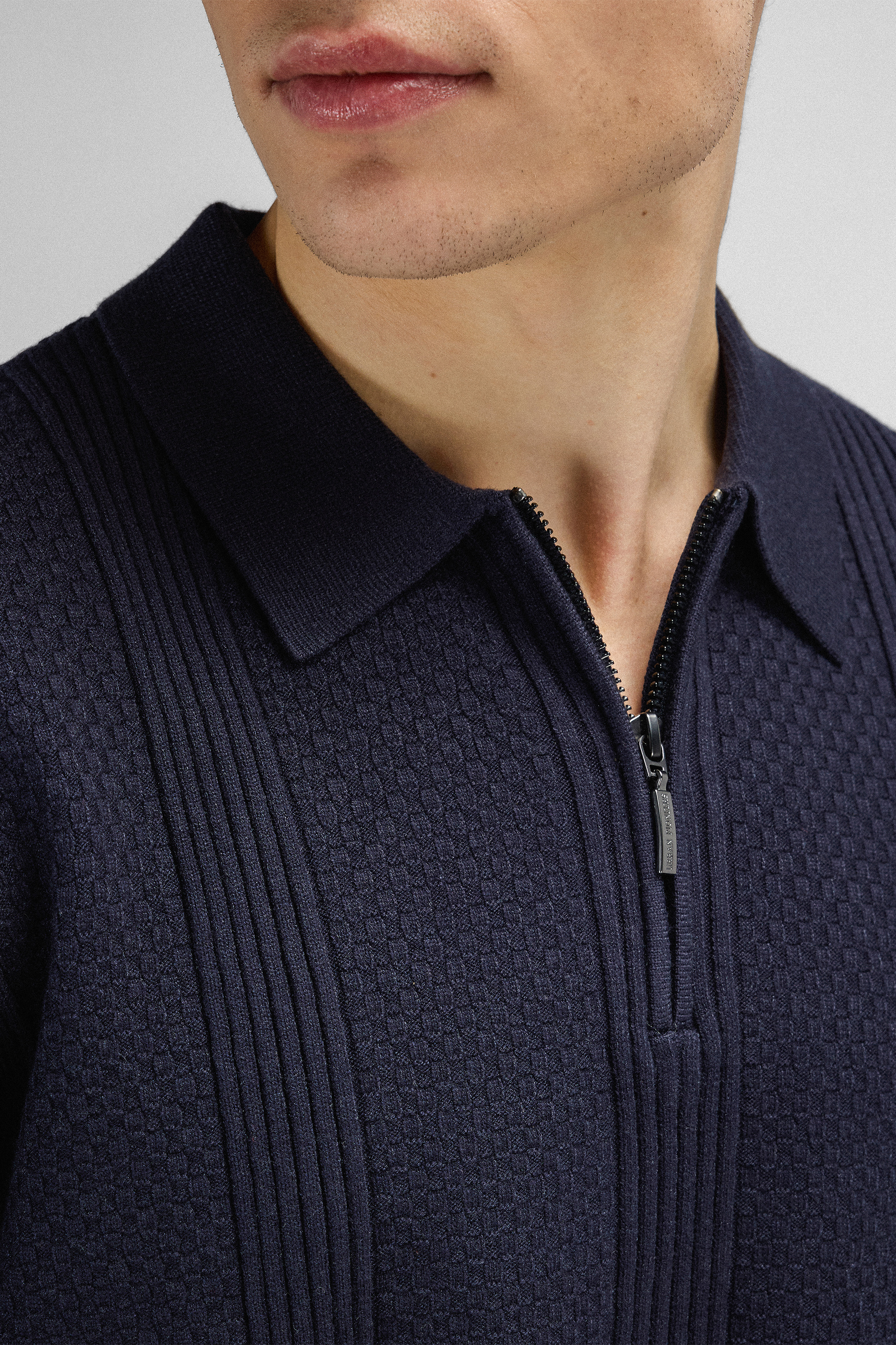 Urban Pioneers Male Livio Pique PIQUE DARK NAVY