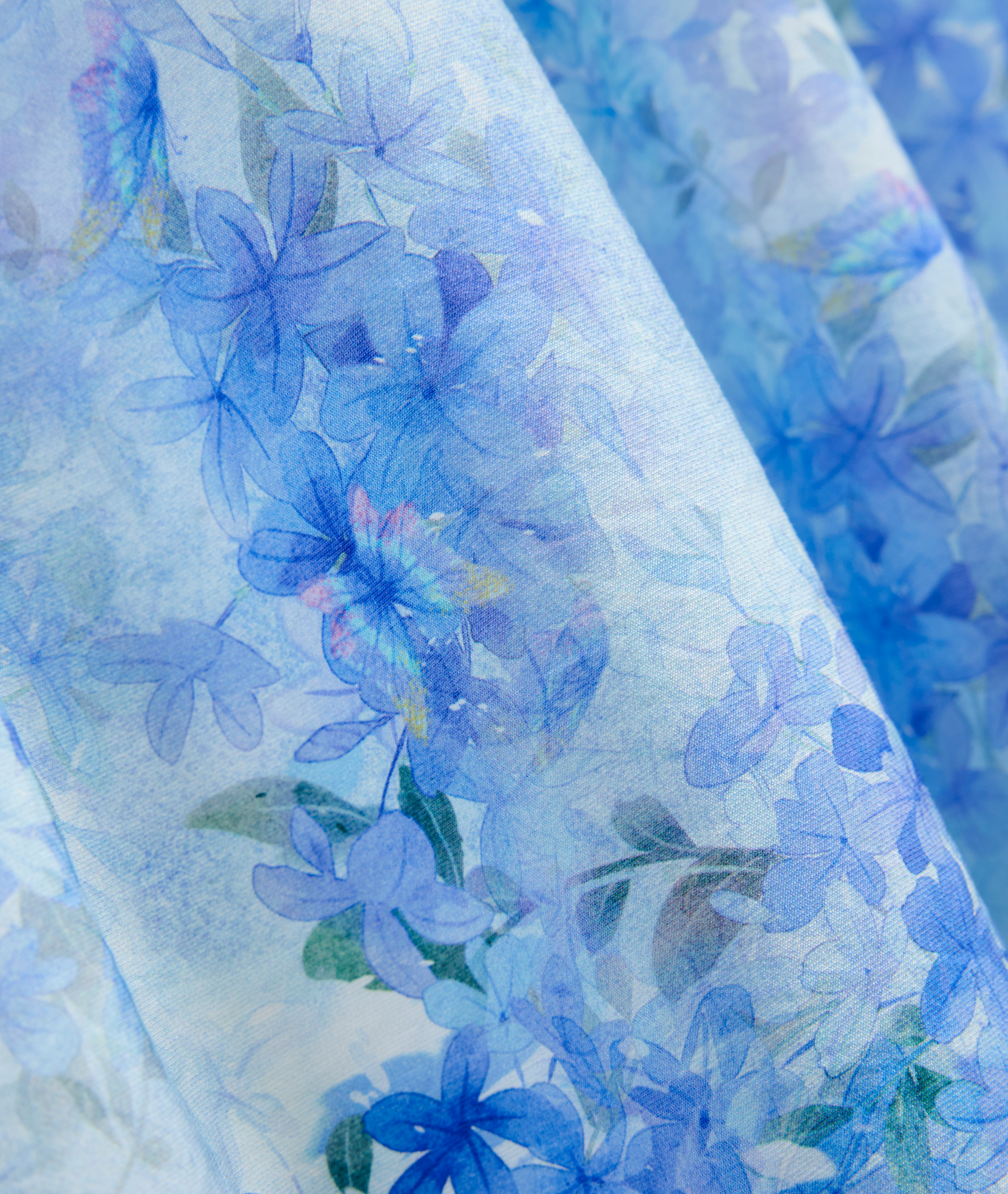 Urban Pioneers Female Livorno Dress DRESS BLUE FLOWER AOP