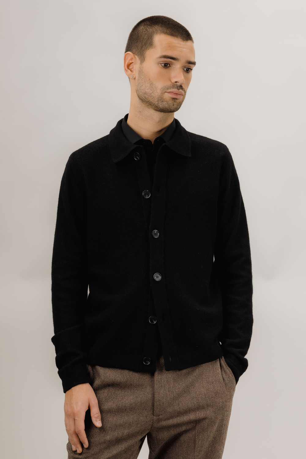Urban Pioneers Male Lloyd Cardigan CARDIGAN BLACK