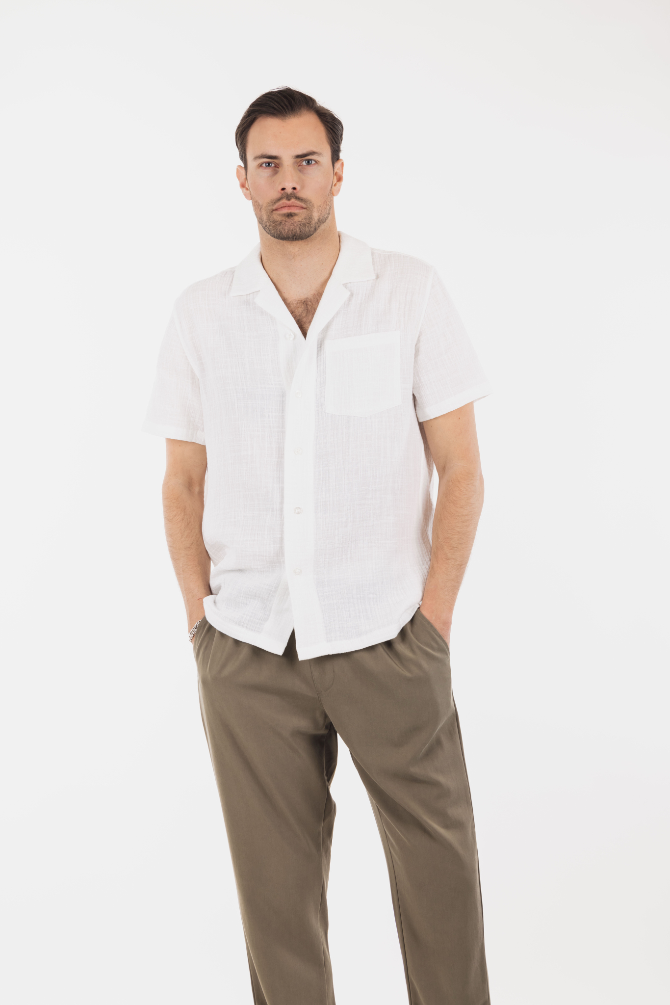 Urban Pioneers Male Loui Shirt SHIRT WHITE