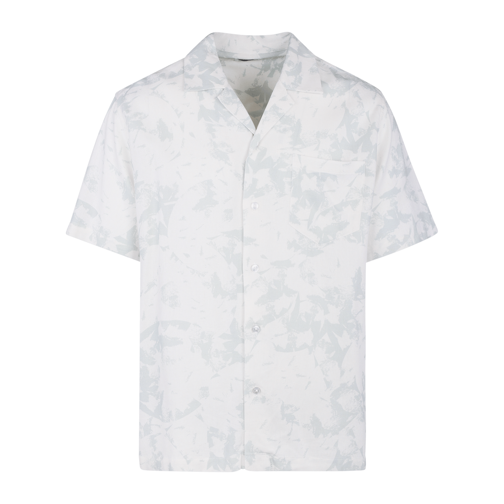 Urban Pioneers Male Luciano SS SHIRT LIGHT GREEN AOP