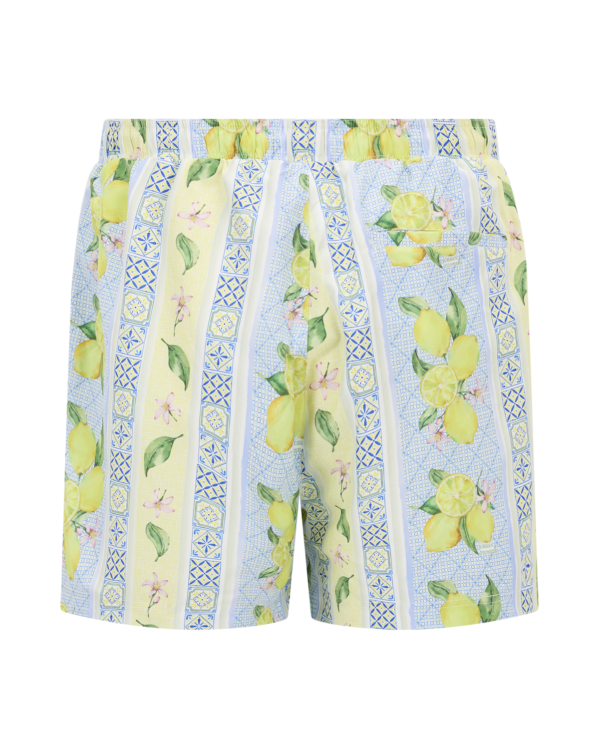 Urban Pioneers Male Luka Shorts SWIMSHORTS LEMONS AOP