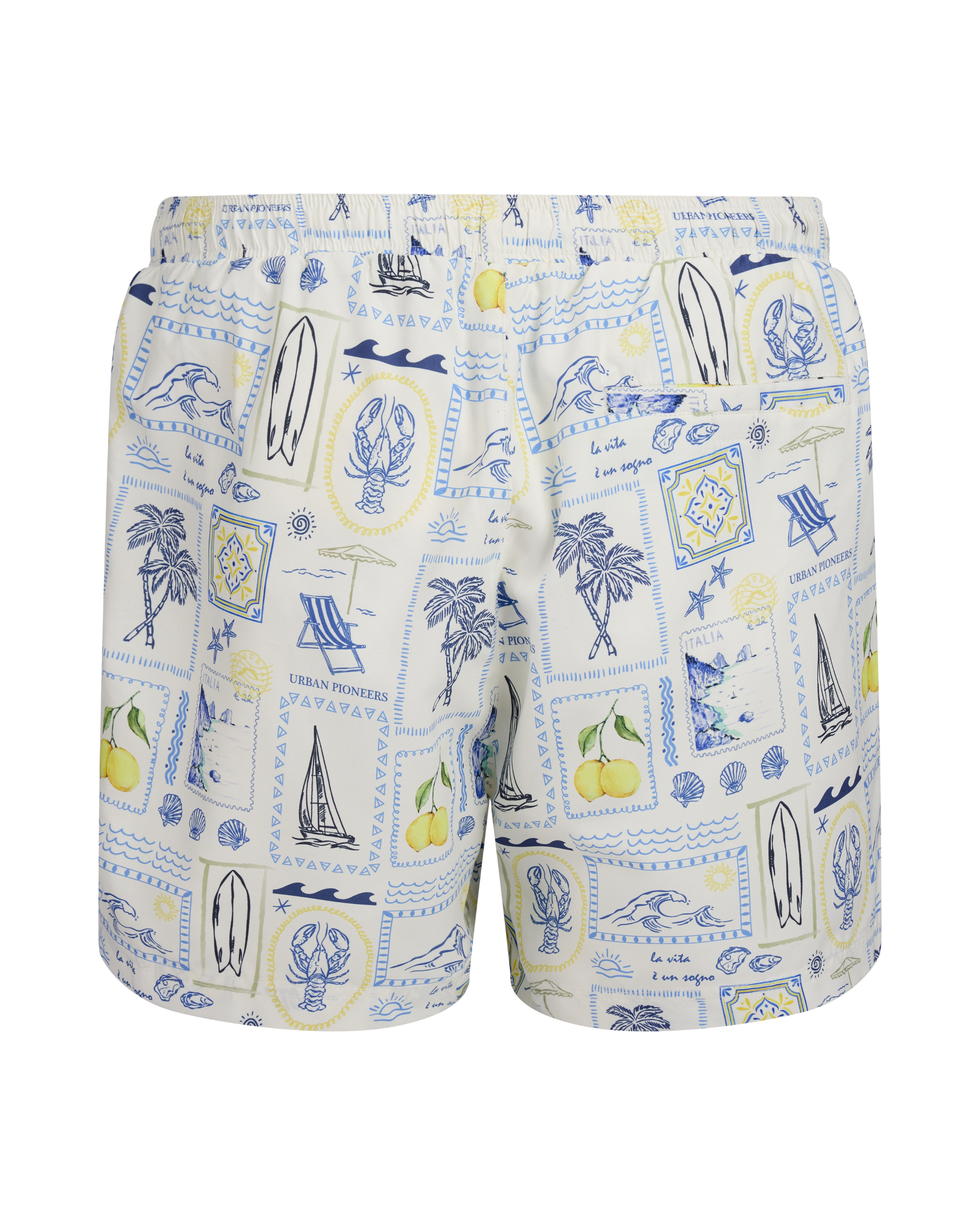 Urban Pioneers Male Luka Shorts SWIMSHORTS VACATION AOP