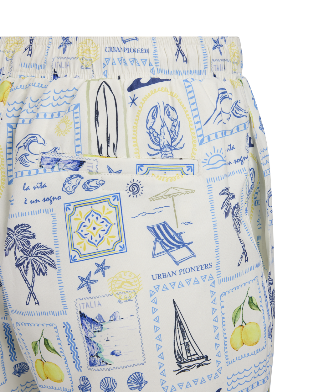 Urban Pioneers Male Luka Shorts SWIMSHORTS VACATION AOP