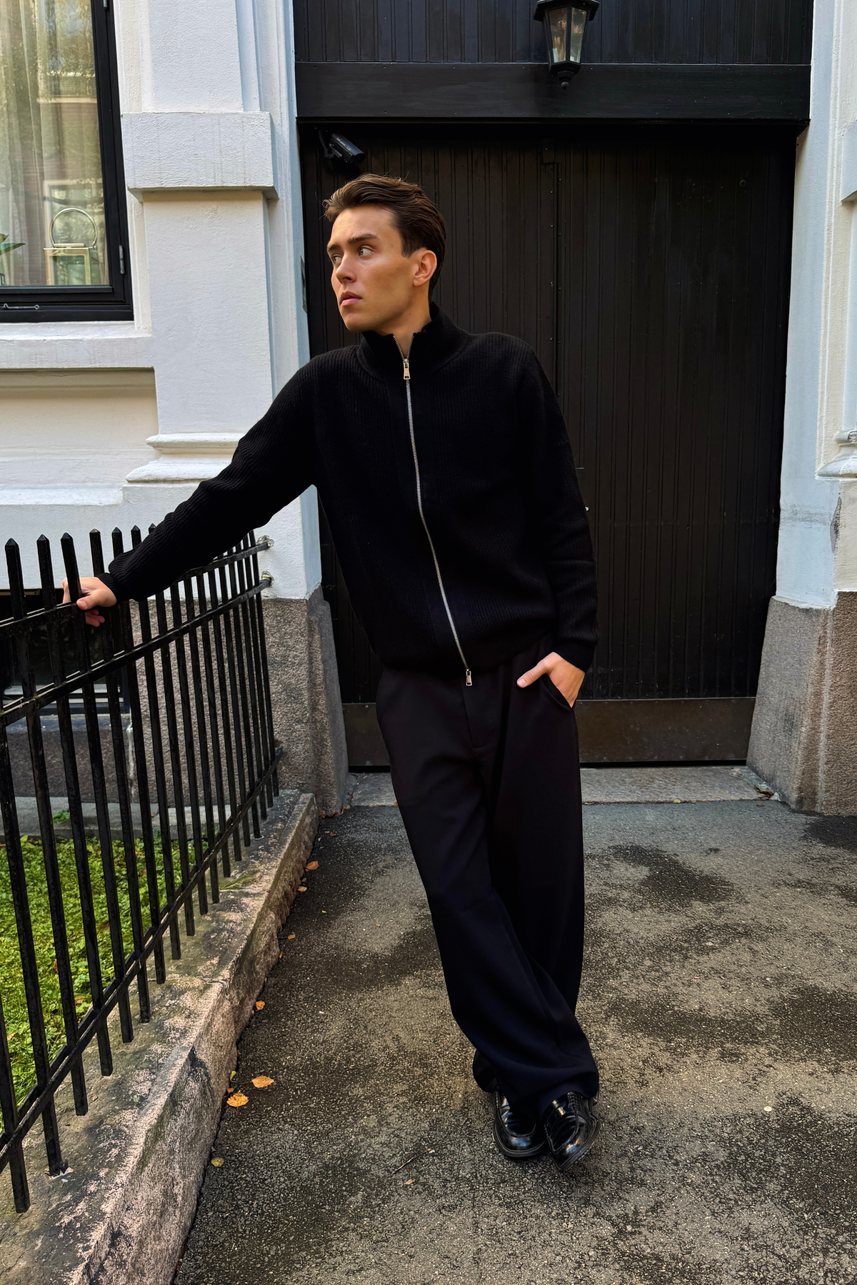 Urban Pioneers Male Marcel Cardigan CARDIGAN BLACK