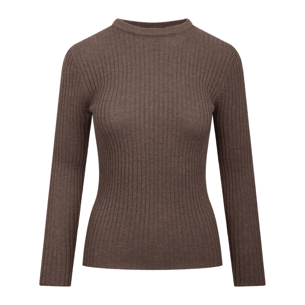 Urban Pioneers Female Mari LS SWEATER WOOD BURN