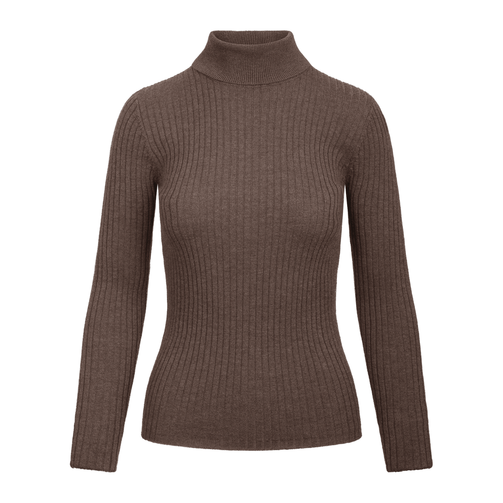 Urban Pioneers Female Mari Turtleneck SWEATER WOOD BURN