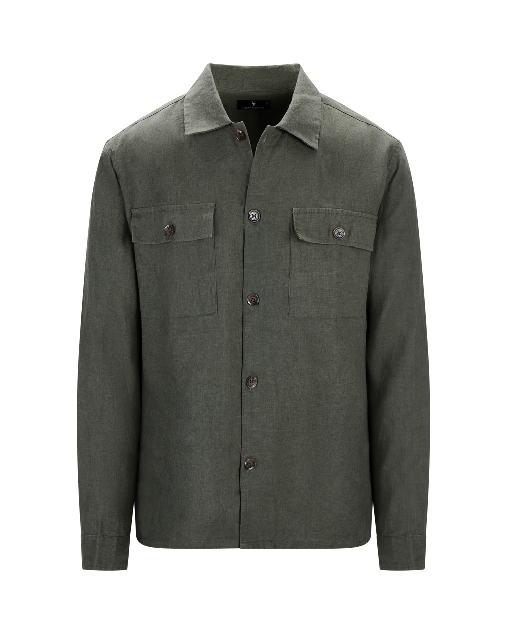 Urban Pioneers Male Maurizio LS Shirt OVERSHIRT OLIVE