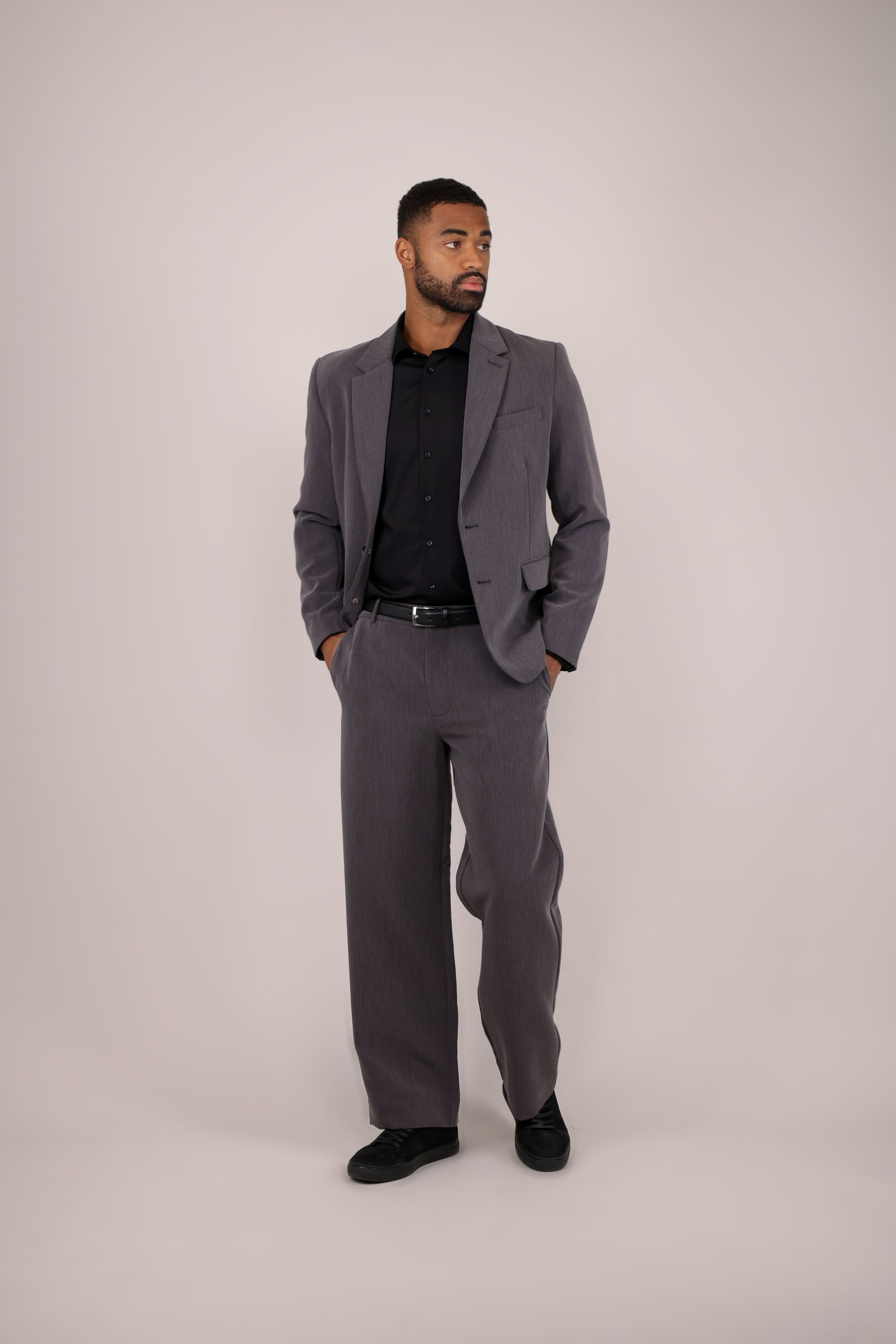 Urban Pioneers Male Melvin Blazer BLAZER CHARCOAL
