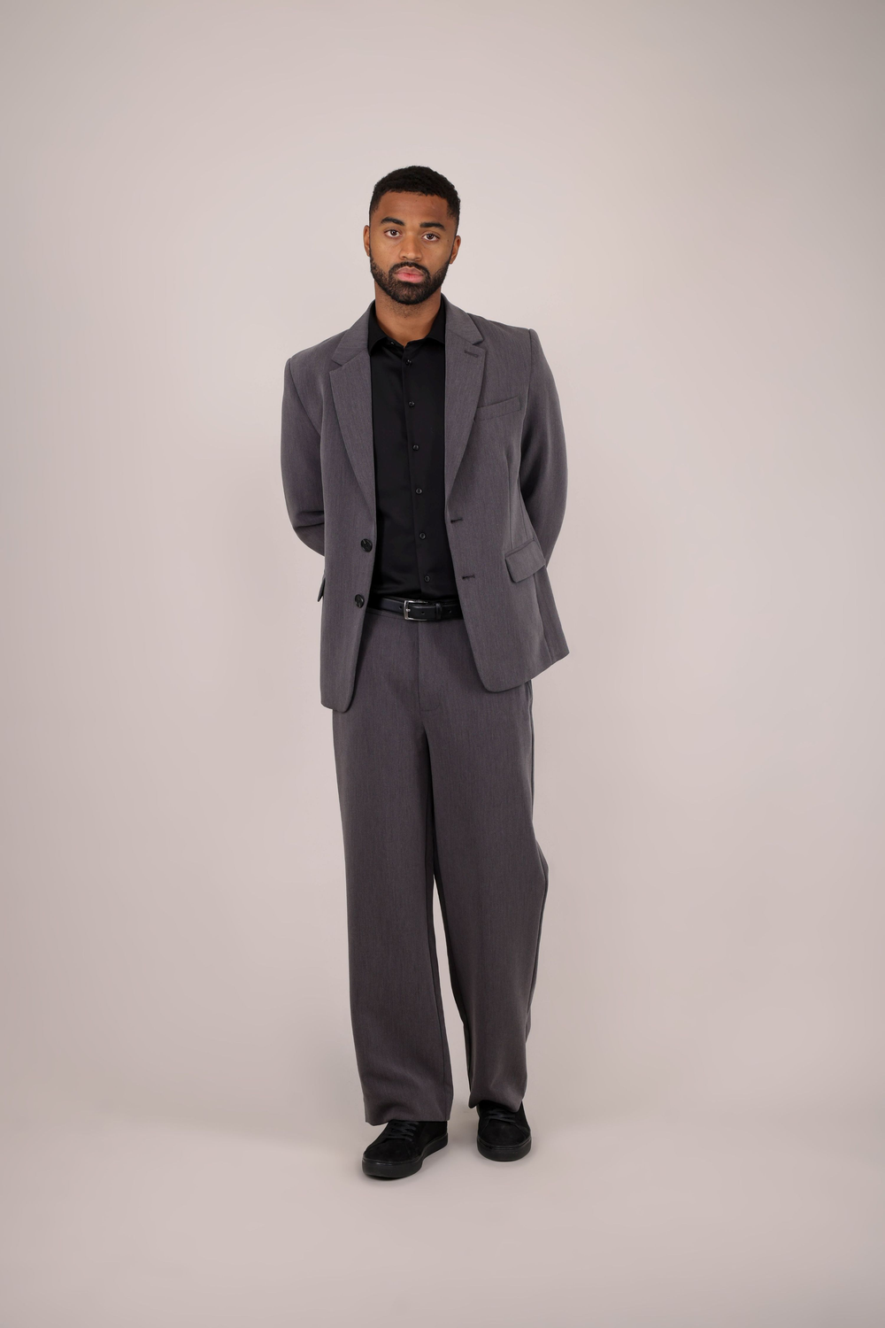Urban Pioneers Male Melvin Blazer BLAZER CHARCOAL