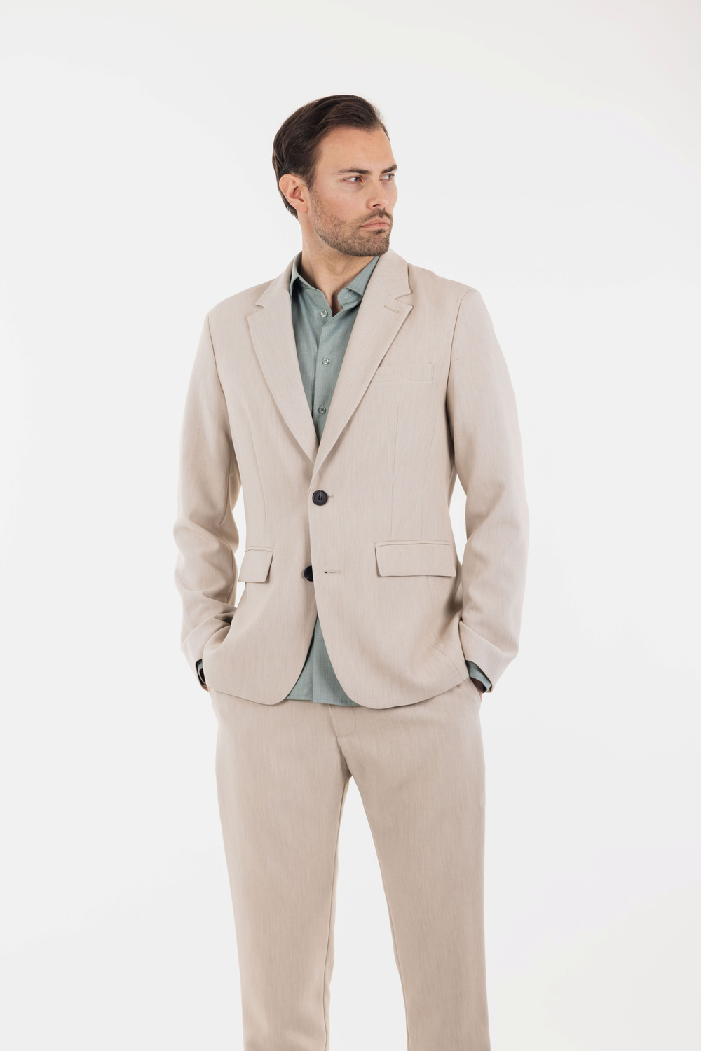 Urban Pioneers Male Melvin Blazer BLAZER LIGHT SAND