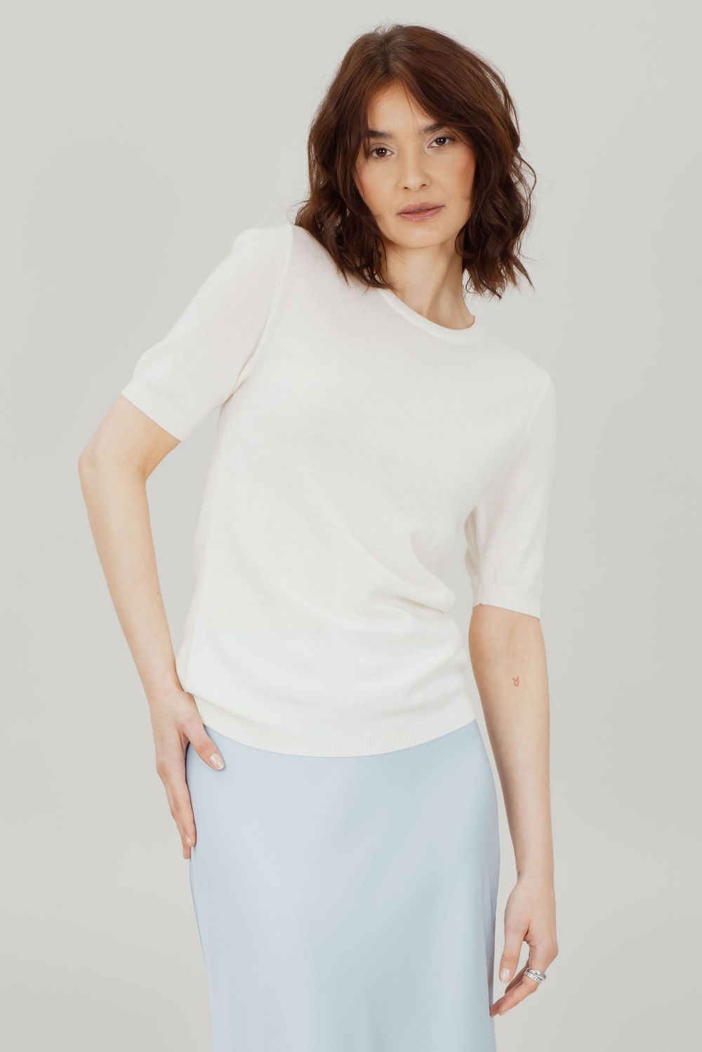 Urban Pioneers Female Mertina SS Top SWEATER CREAM