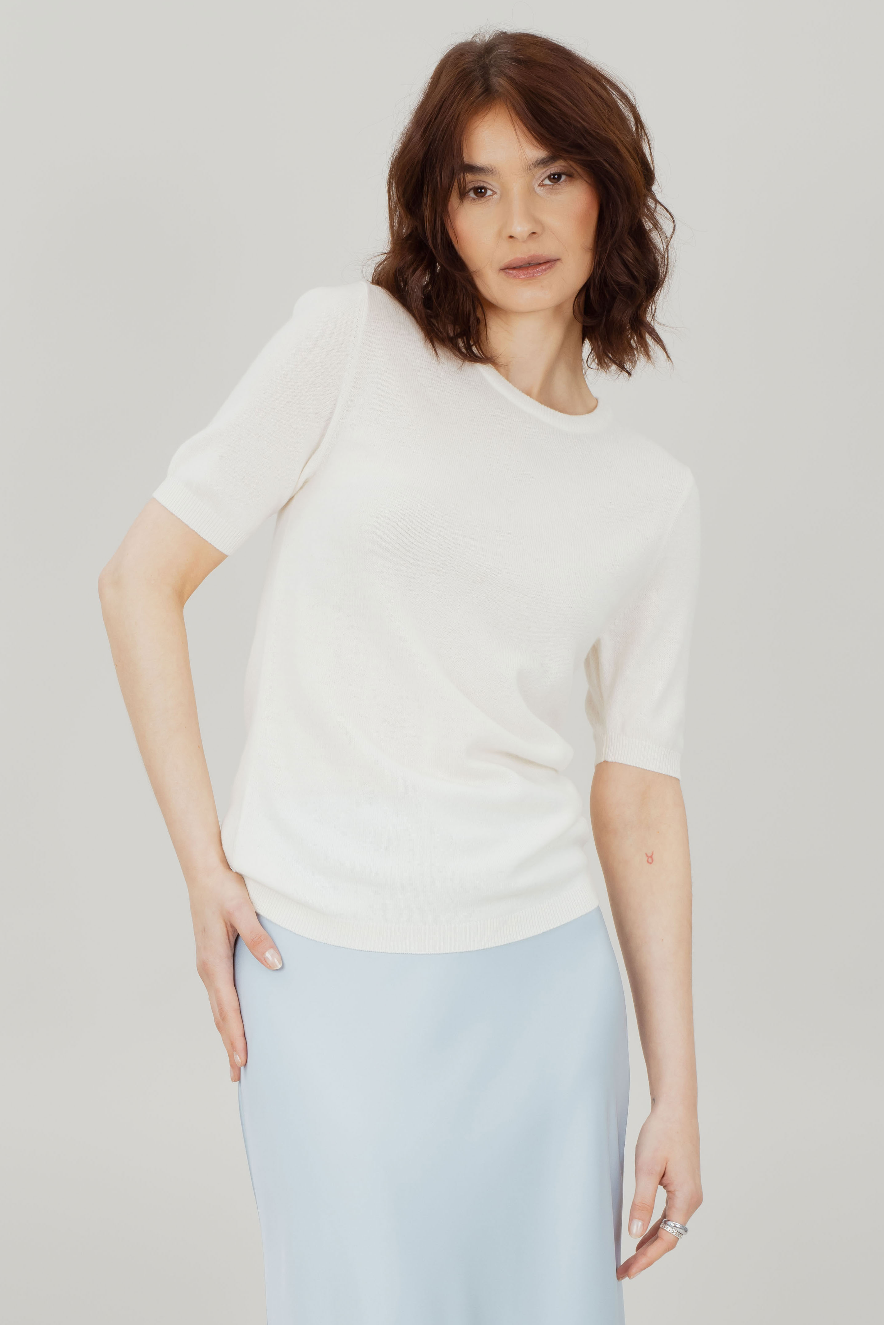 Urban Pioneers Female Mertina SS Top SWEATER CREAM