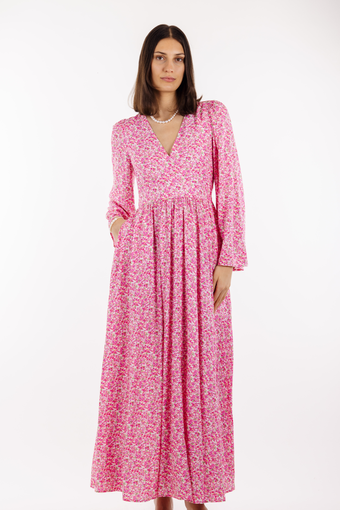 Urban Pioneers Female Milena Dress DRESS PINK AOP