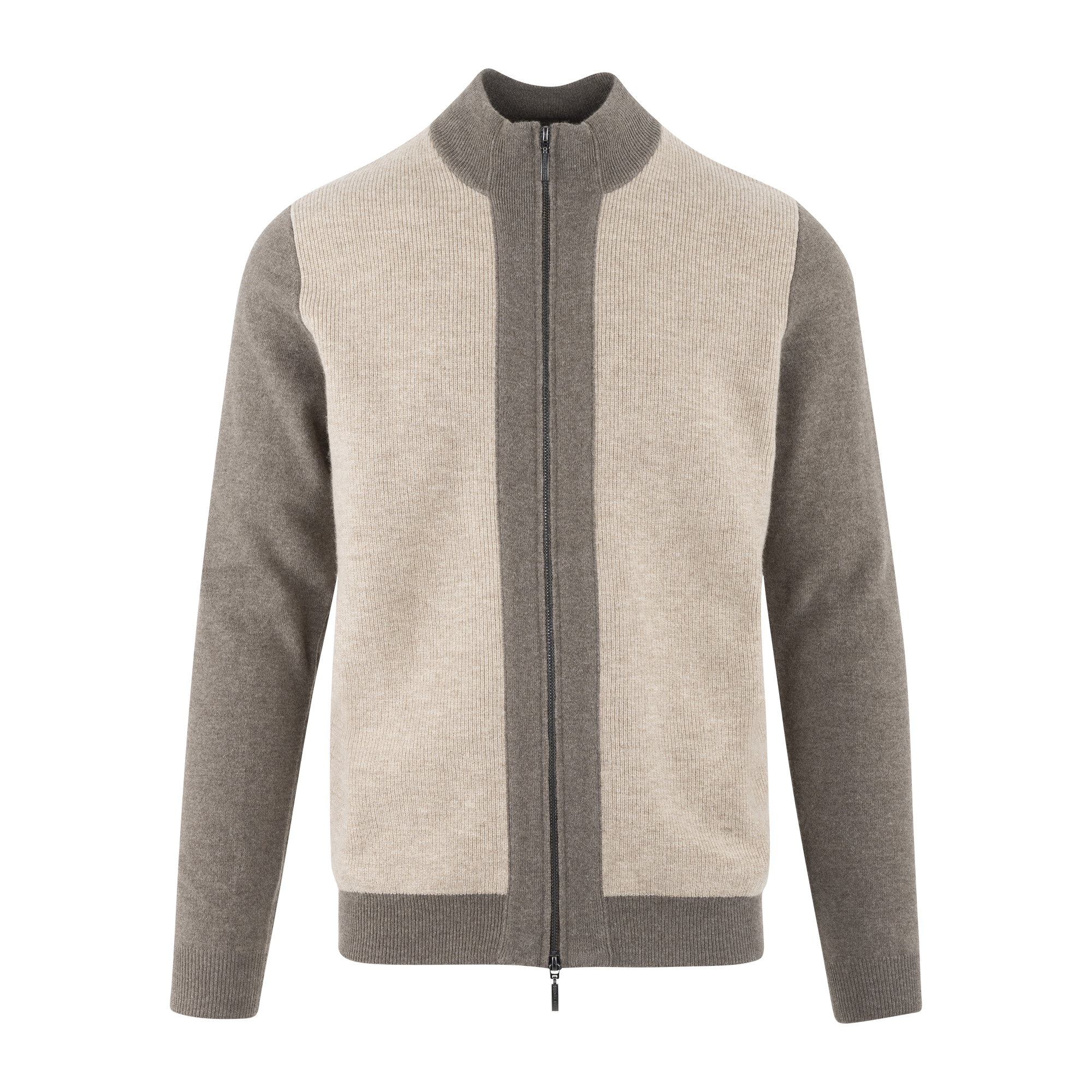 Urban Pioneers Male Milton Zip CARDIGAN BROWN