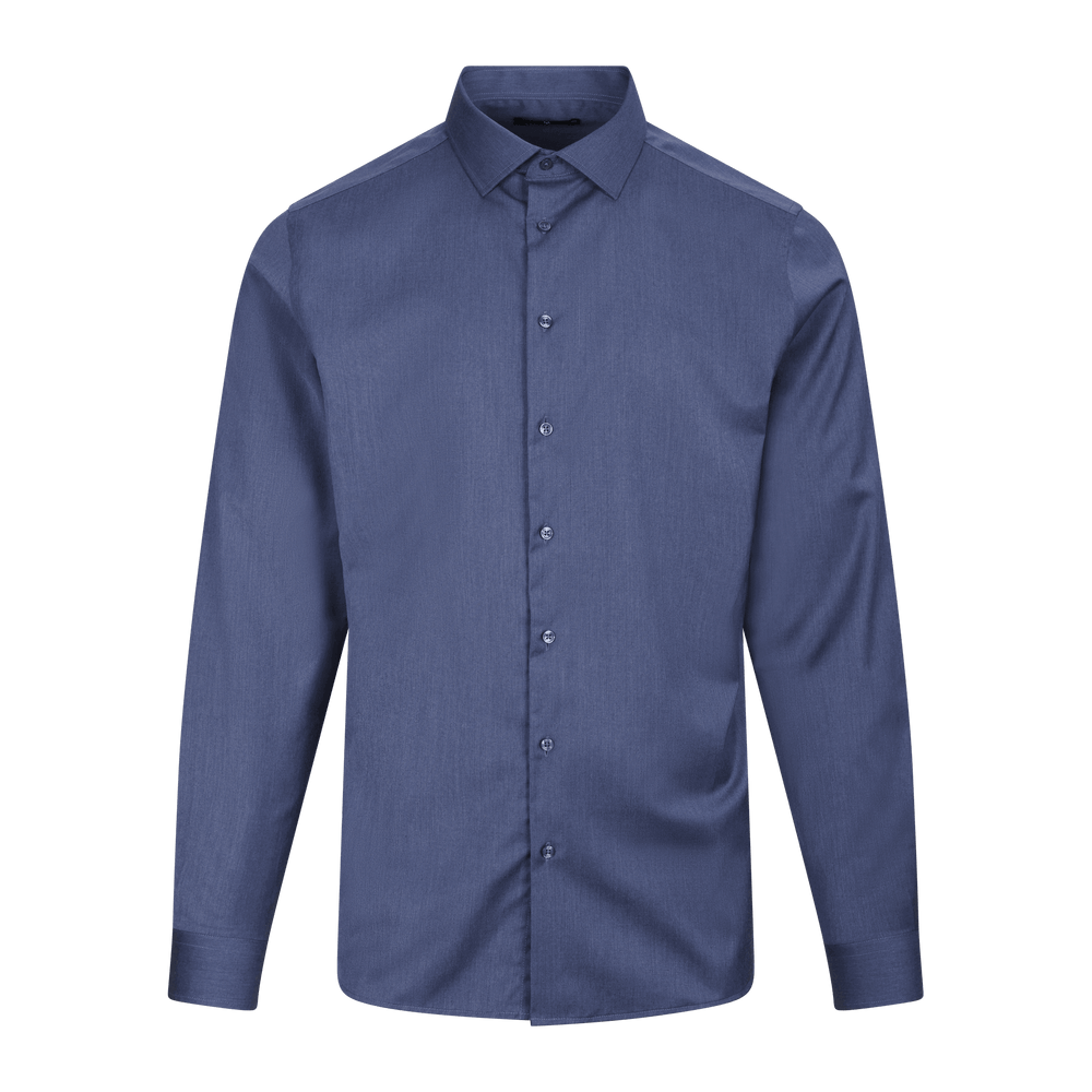Urban Pioneers Male Mirren LS Shirt SHIRT DARK NAVY MELANGE