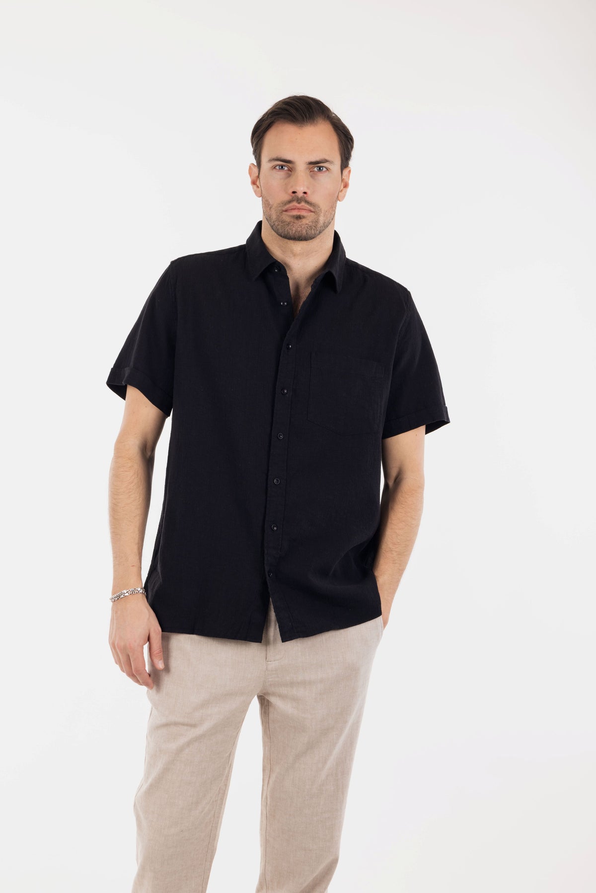 Urban Pioneers Male Moreno Shirt SHIRT BLACK