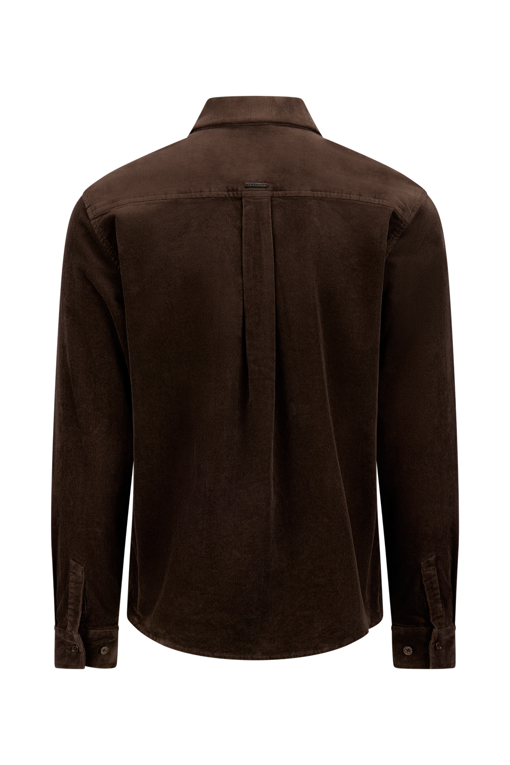 Urban Pioneers Male Nando Zip Shirt OVERSHIRT CHOCOLATE BROWN