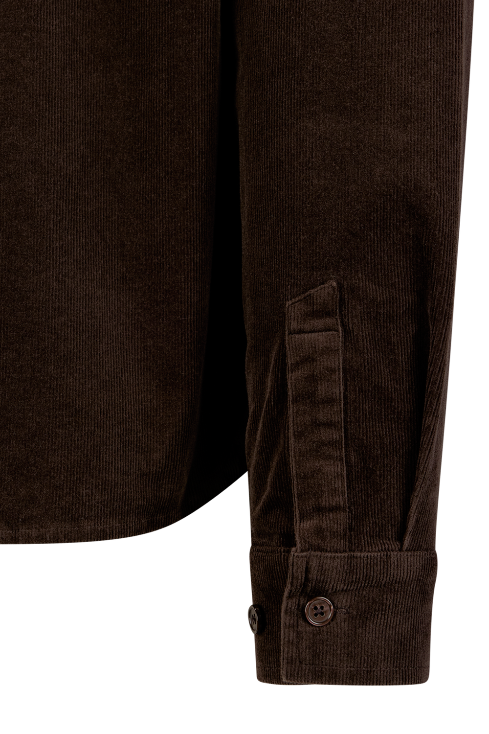 Urban Pioneers Male Nando Zip Shirt OVERSHIRT CHOCOLATE BROWN