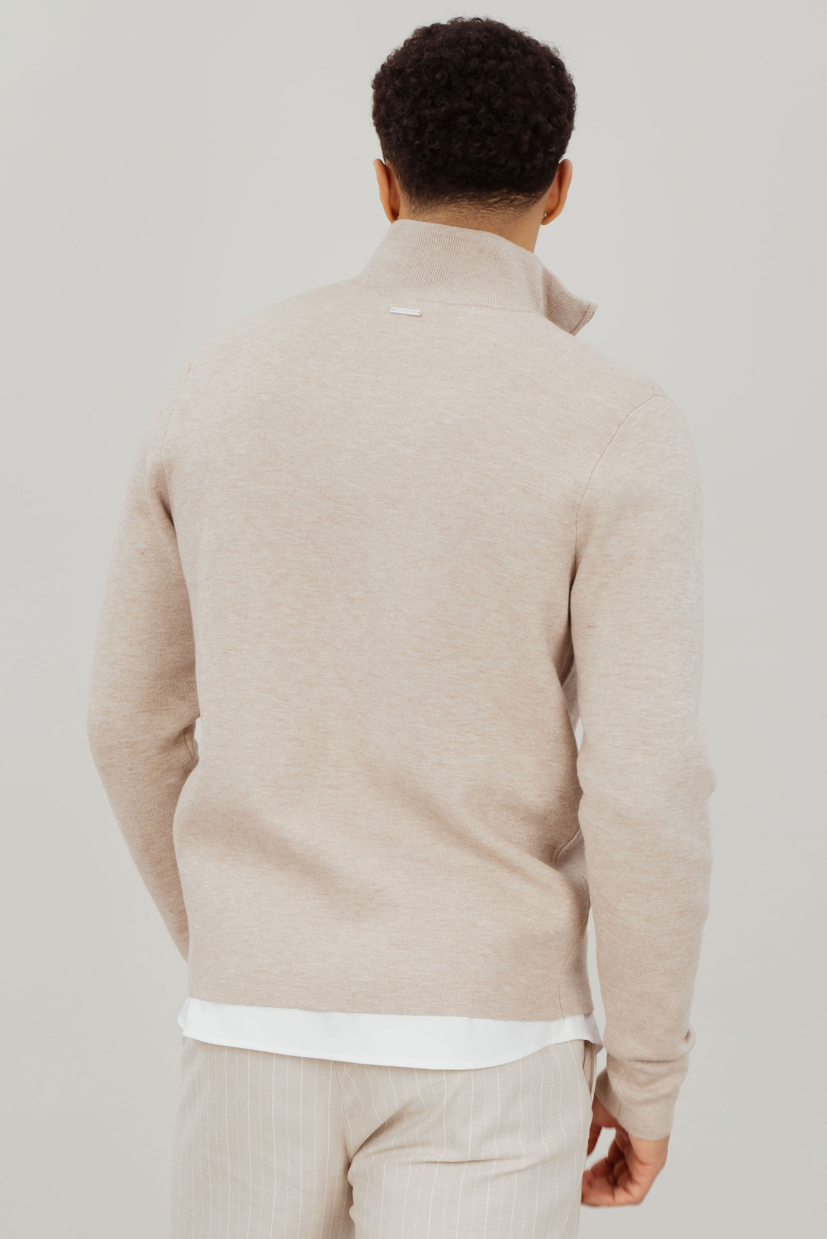 Urban Pioneers Male Nathan Cardigan CARDIGAN LIGHT SAND