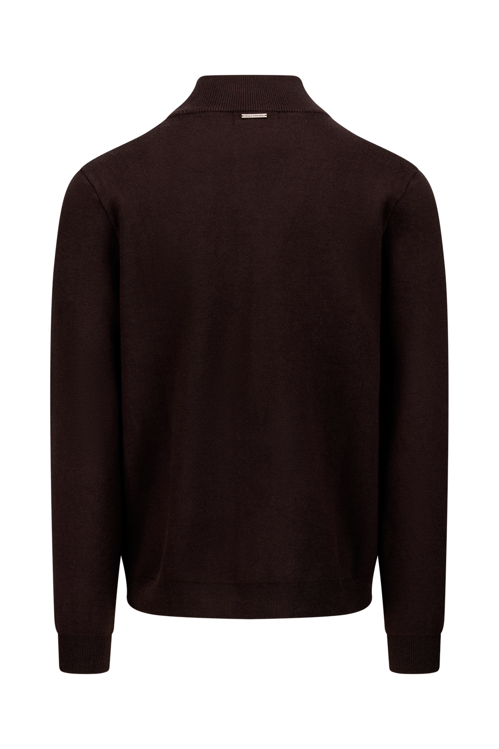 Urban Pioneers Male Nathan Half-zip SWEATER CHOCOLATE BROWN