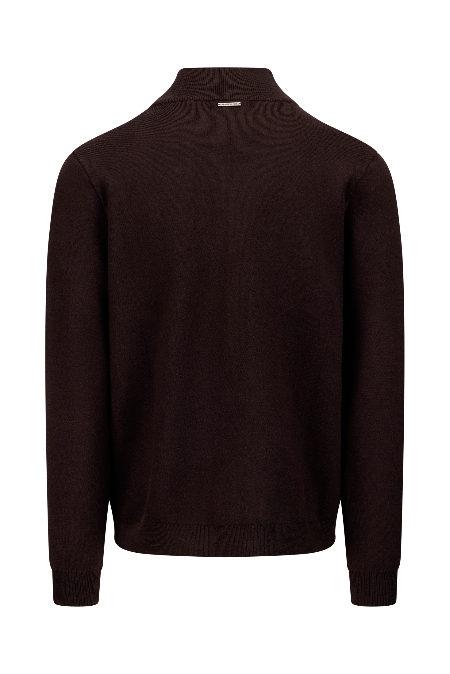 Urban Pioneers Male Nathan Half-zip SWEATER CHOCOLATE BROWN