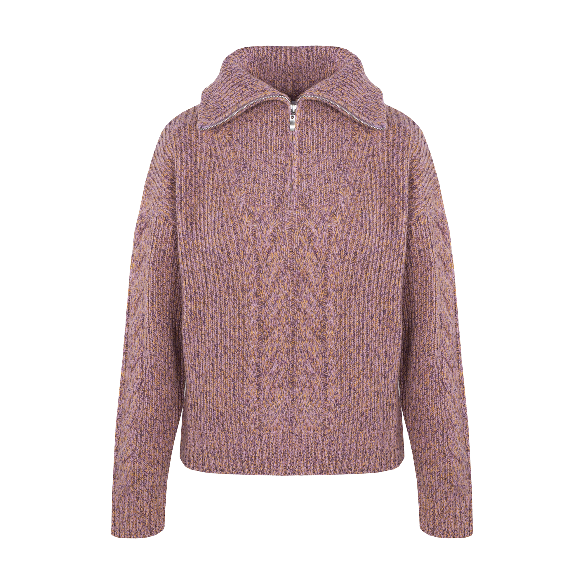 Urban Pioneers Female Neeti Half-zip  PINK MELANGE