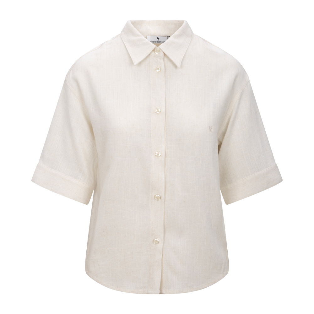 Urban Pioneers Female Nemi SS Shirt SS SHIRT LIGHT SAND