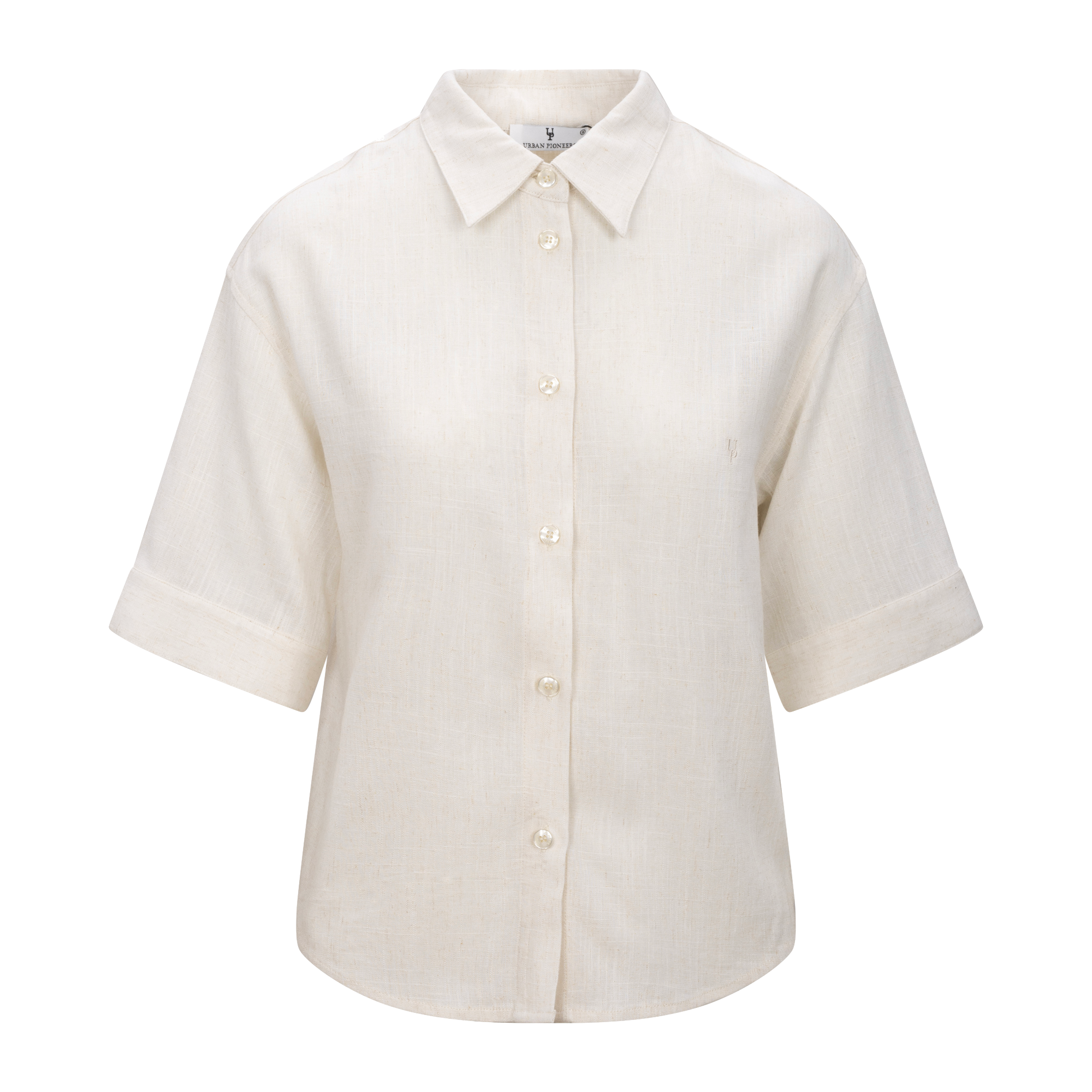 Urban Pioneers Female Nemi SS Shirt SS SHIRT LIGHT SAND