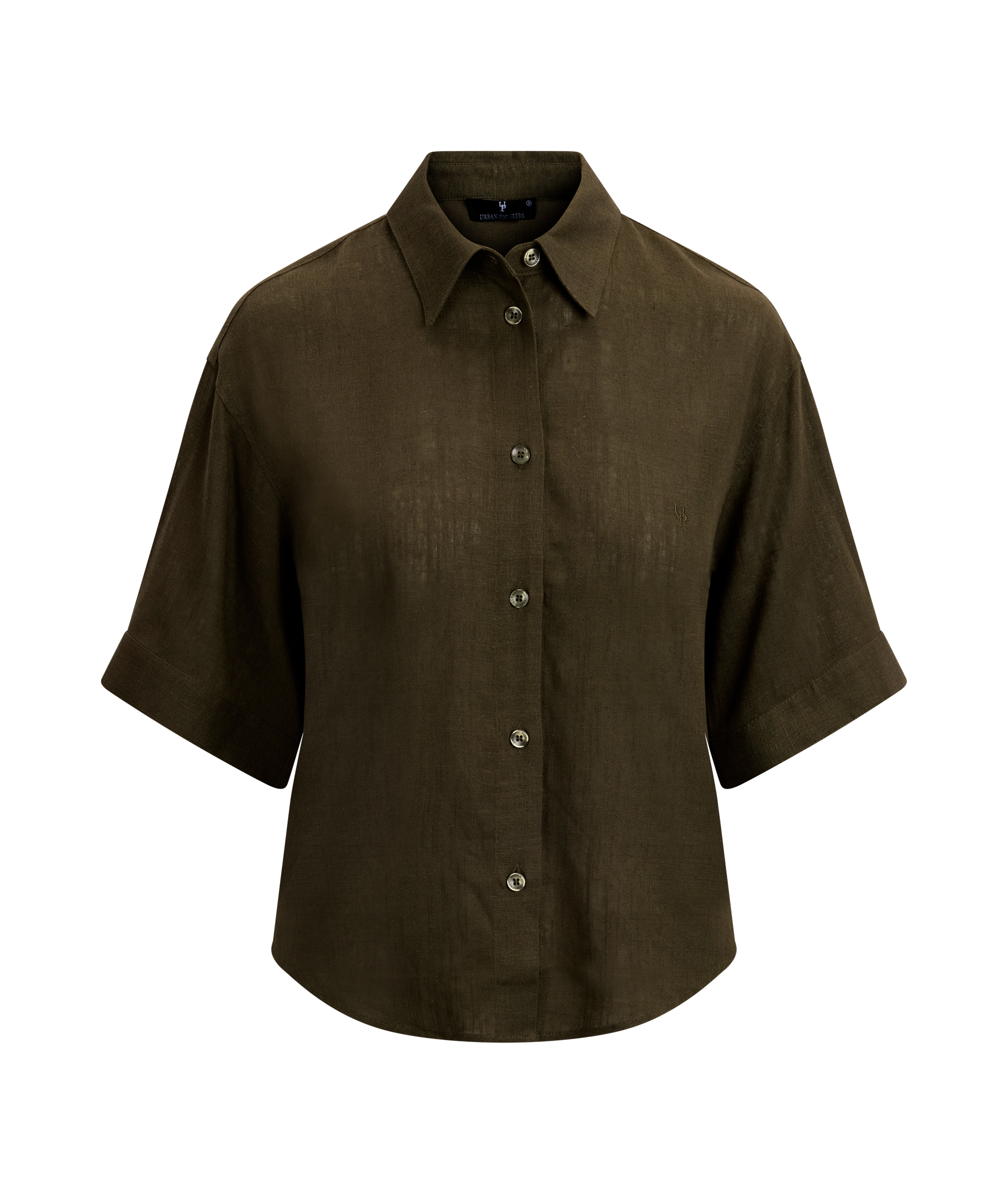 Urban Pioneers Female Nemi SS Shirt SS SHIRT DARK OLIVE