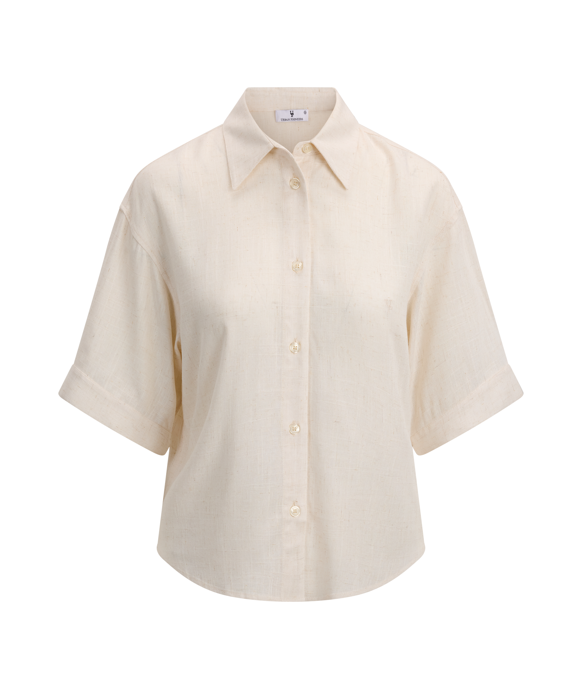 Urban Pioneers Female Nemi SS Shirt SS SHIRT LIGHT SAND