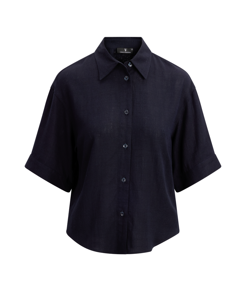 Urban Pioneers Female Nemi SS Shirt SS SHIRT NAVY