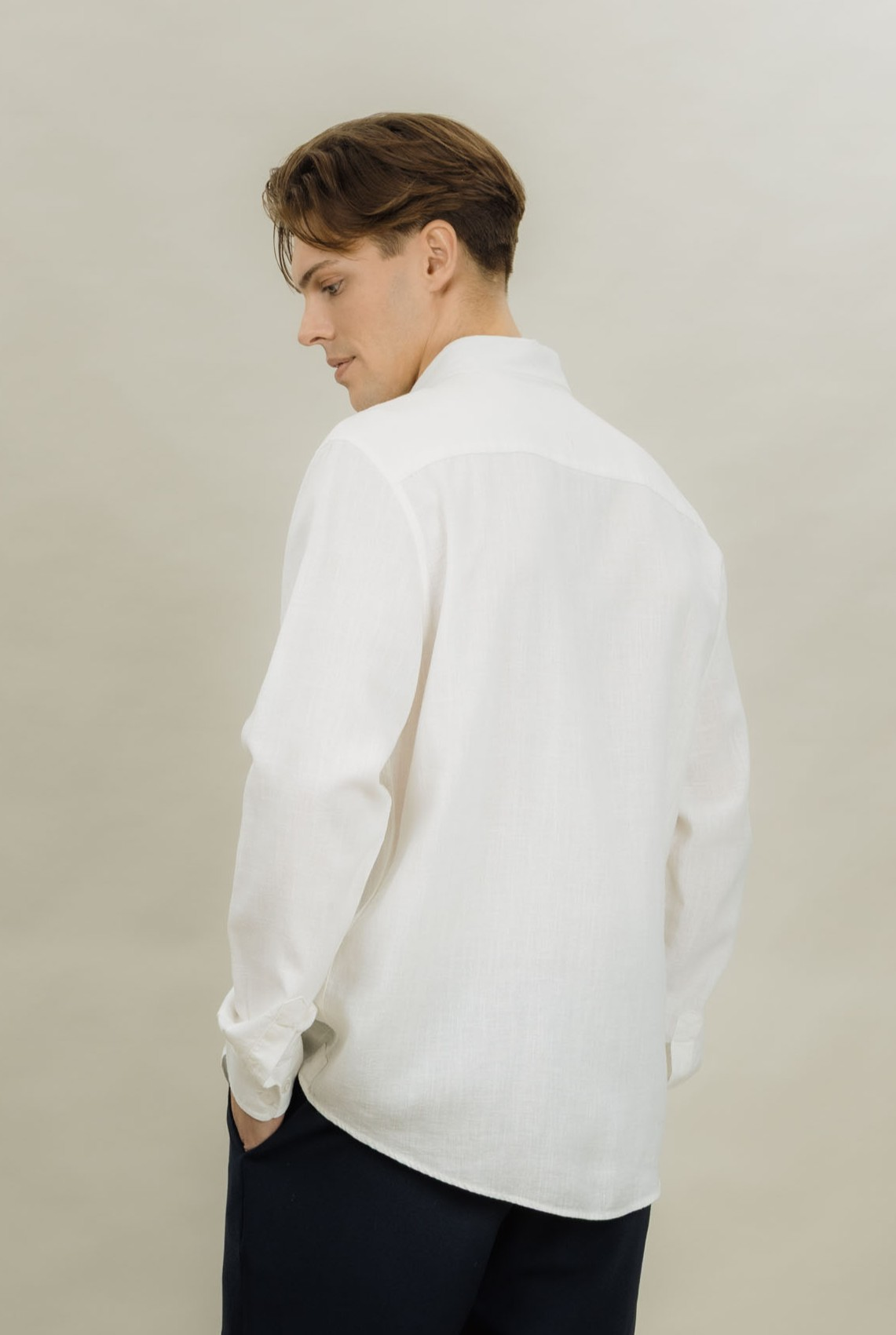 Urban Pioneers Male Nico LS Shirt SHIRT WHITE