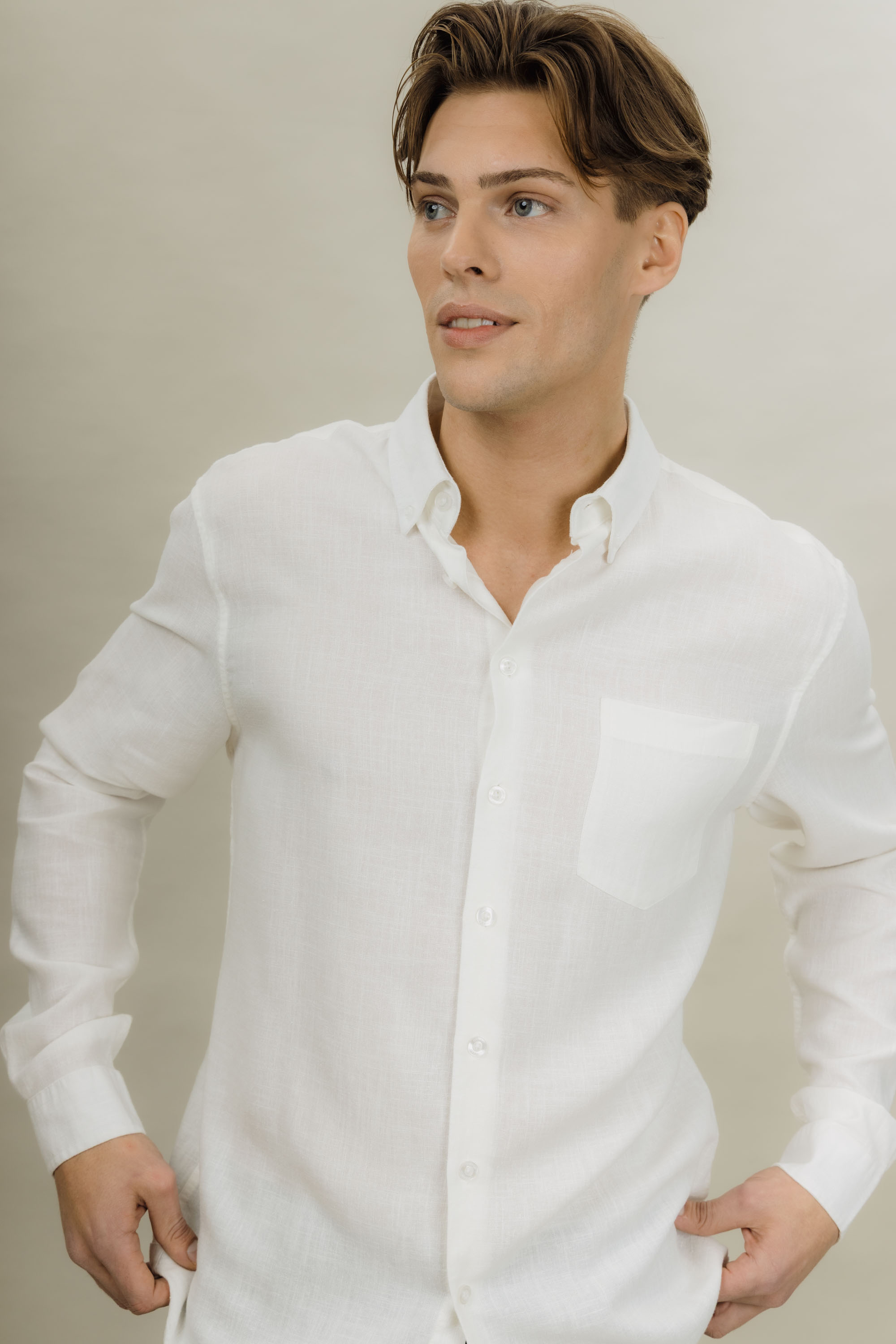 Urban Pioneers Male Nico LS Shirt SHIRT