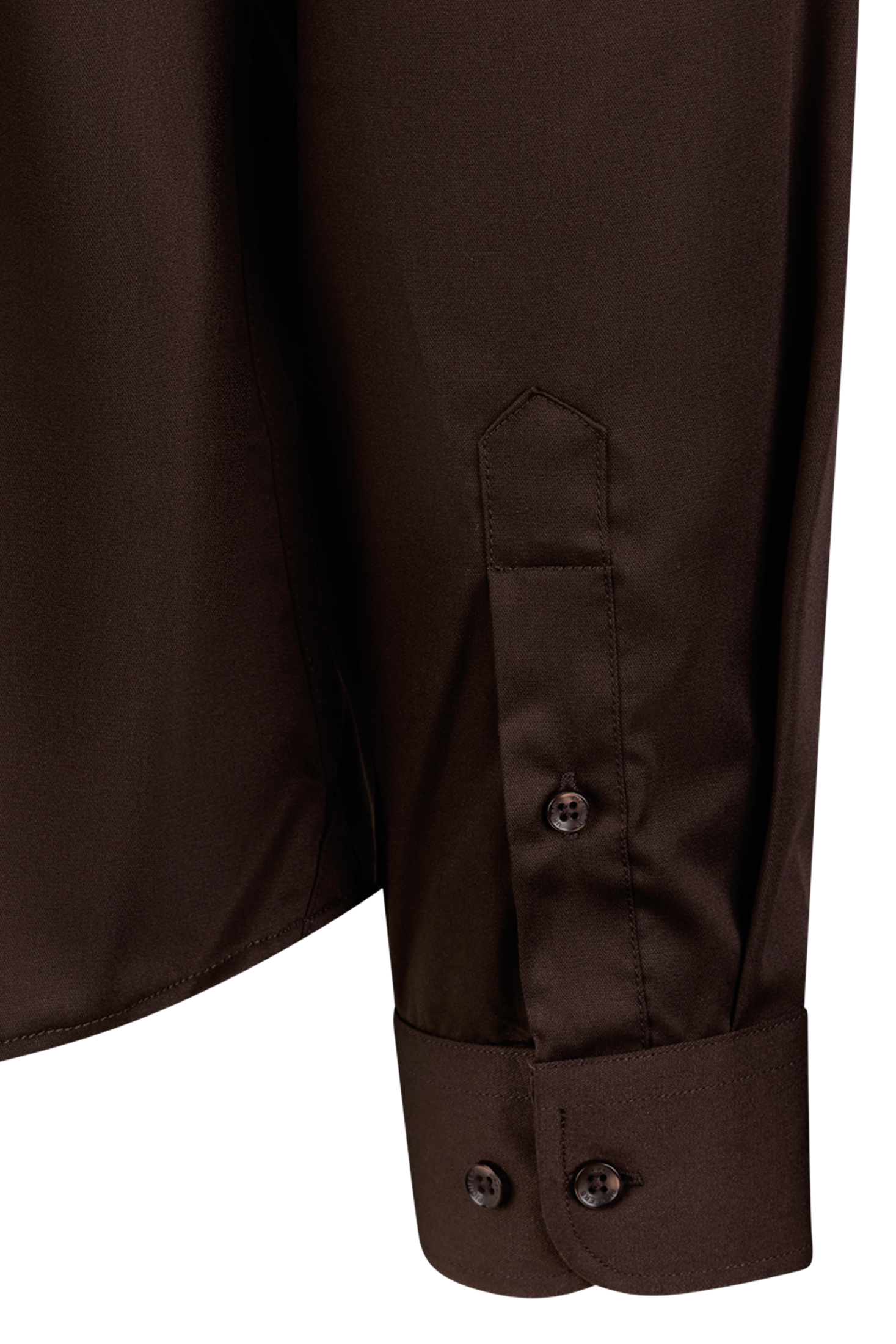 Urban Pioneers Male Nigel LS Shirt SHIRT CHOCOLATE BROWN