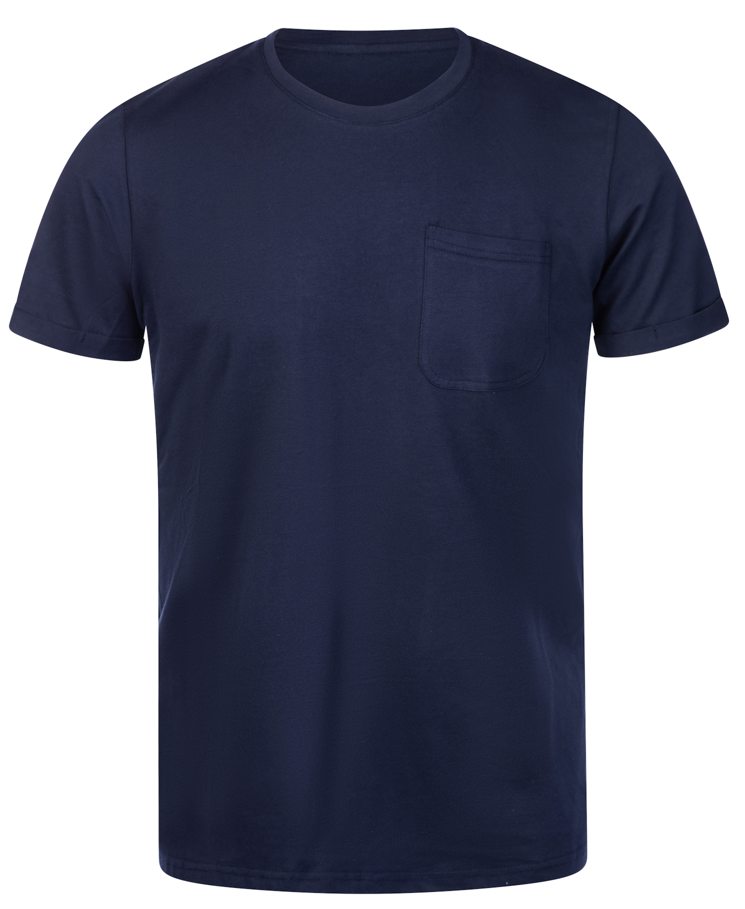 Urban Pioneers Male Niklas Basic Tee T-SHIRT MID BLUE