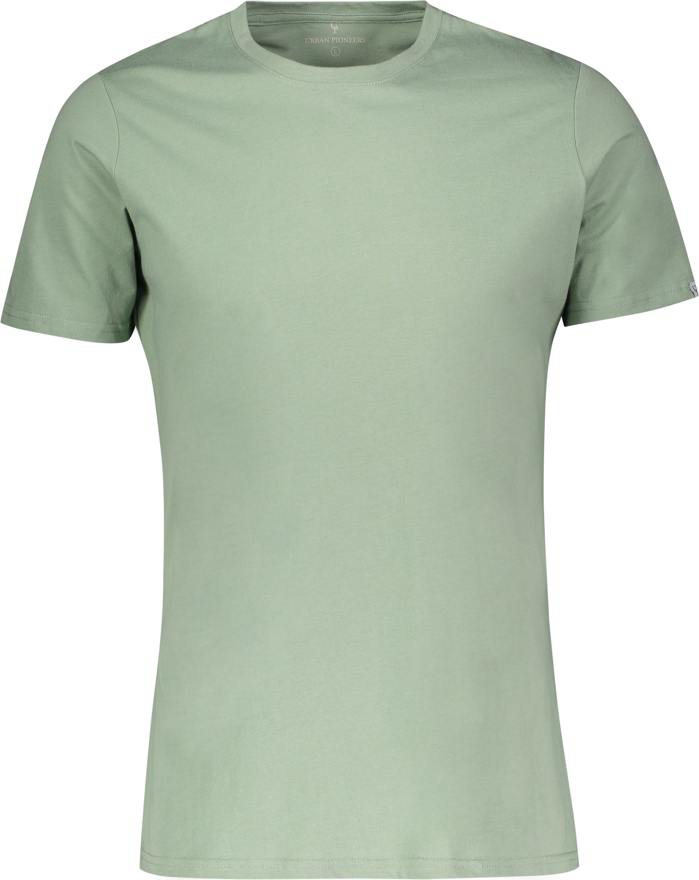 Urban Pioneers Male Niklas Basic Tee T-SHIRT HEDGE GREEN