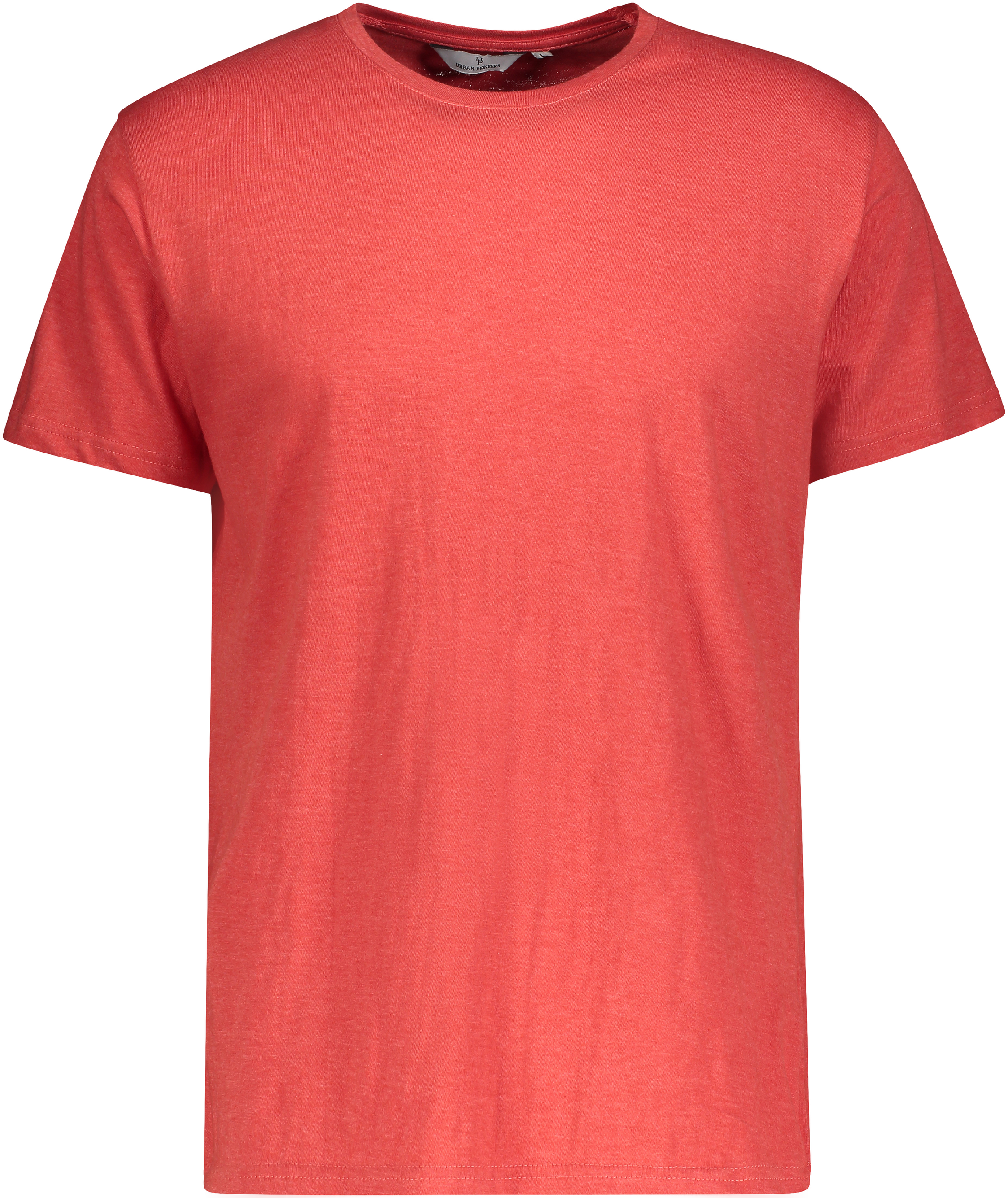 Urban Pioneers Male Niklas Basic Tee T-SHIRT PAPRIKA