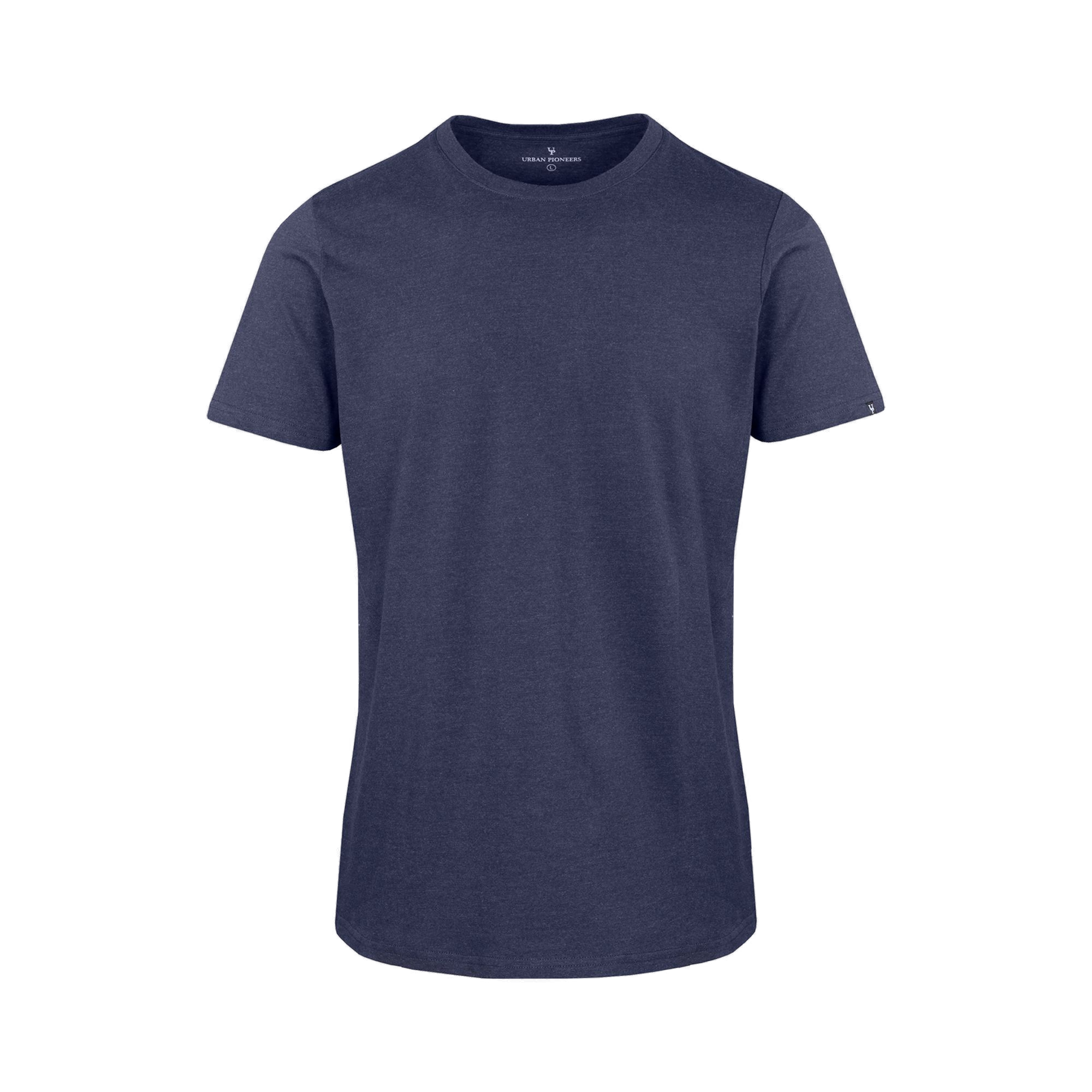 Urban Pioneers Male Niklas Basic Tee T-SHIRT SKY CAPTAIN MELANGE